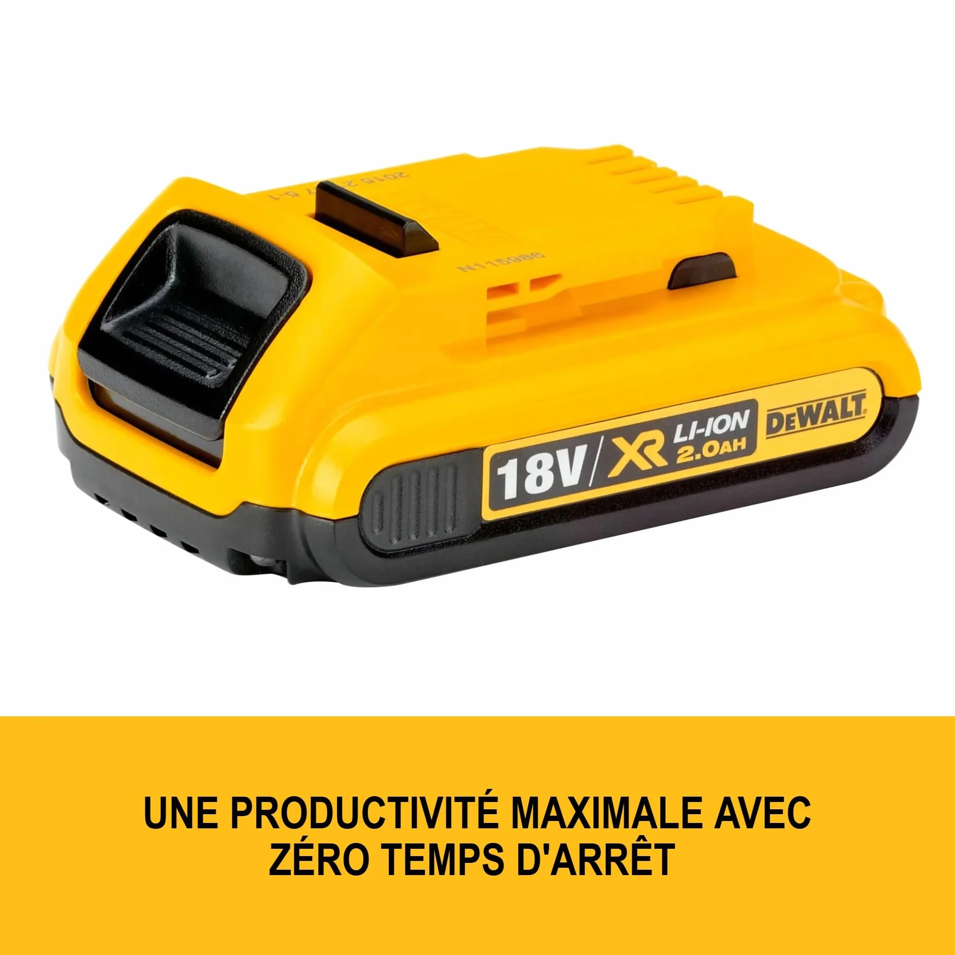 DEWALT Praktyczny Akumulator carril xr 18v li-ion 2,0ah dla profesjonalistów i majsterkowiczów do pracy profesjonalnej 18v