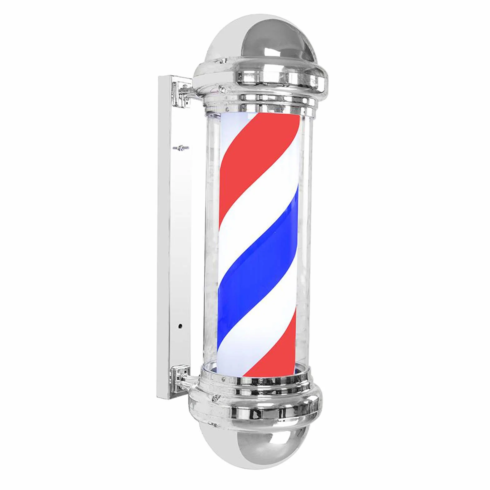 Lampa salonowa fryzjerska, obrotowe paski do salonu fryzjerskiego Open Barber Shop Pole światło LED do Barbershop