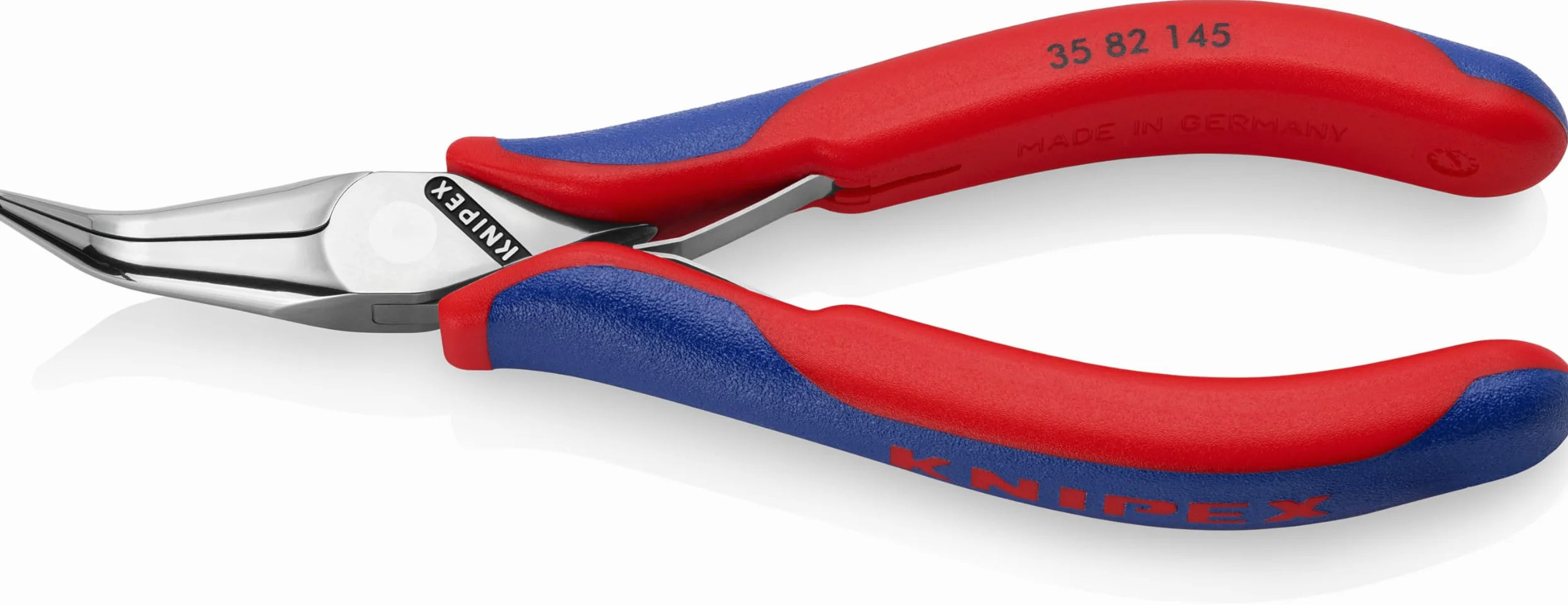 KNIPEX Szczypce dla elektroników ze złączem wsuwkowym z osłonkami wielokomponentowymi 145 mm, 35 82 145