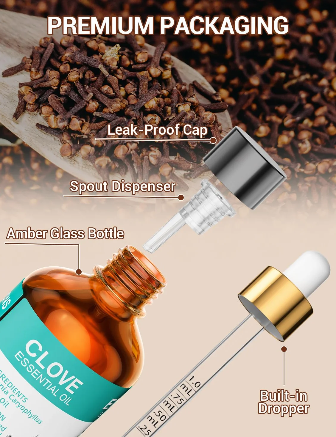 Olejek goździkowy 100 ml intensywny aromat do dyfuzora świec mydeł DIY