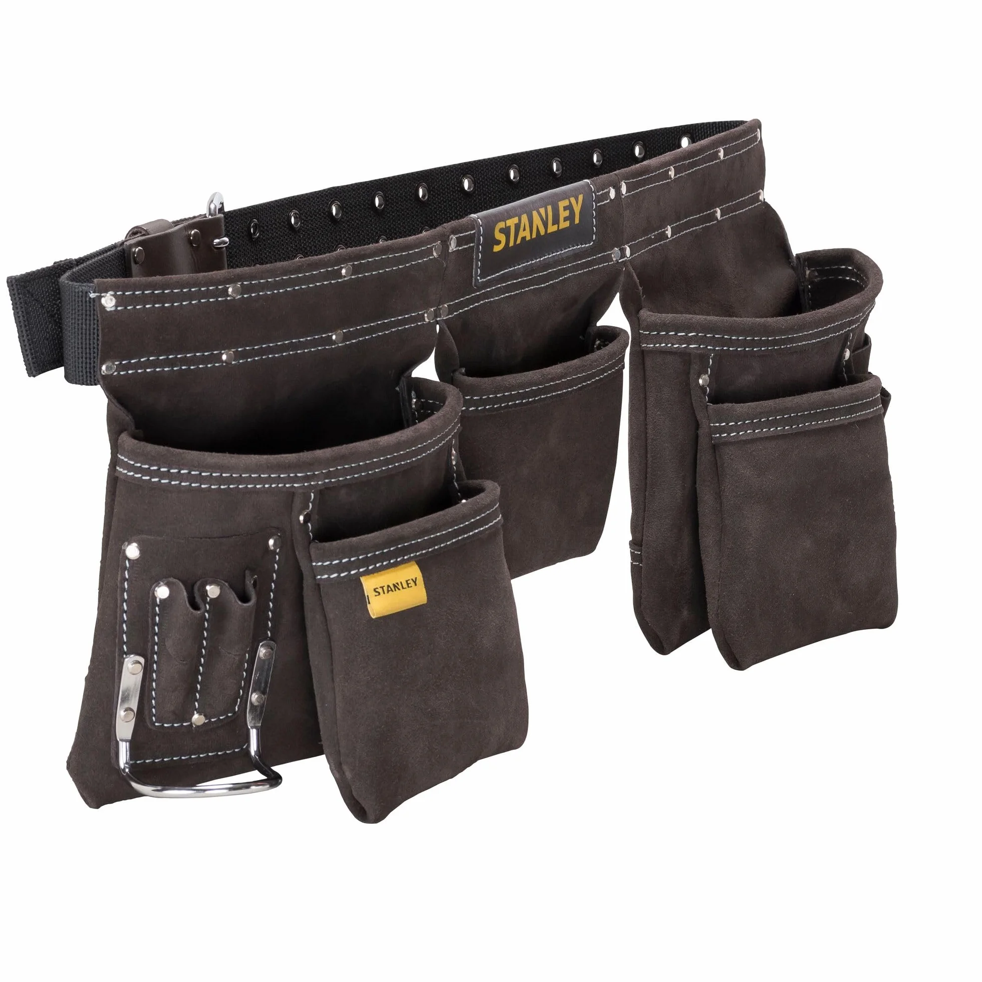 Stanley STST1-80113 Skórzany Fartuch Narzędziowy, Czarny, 1 Sztuka