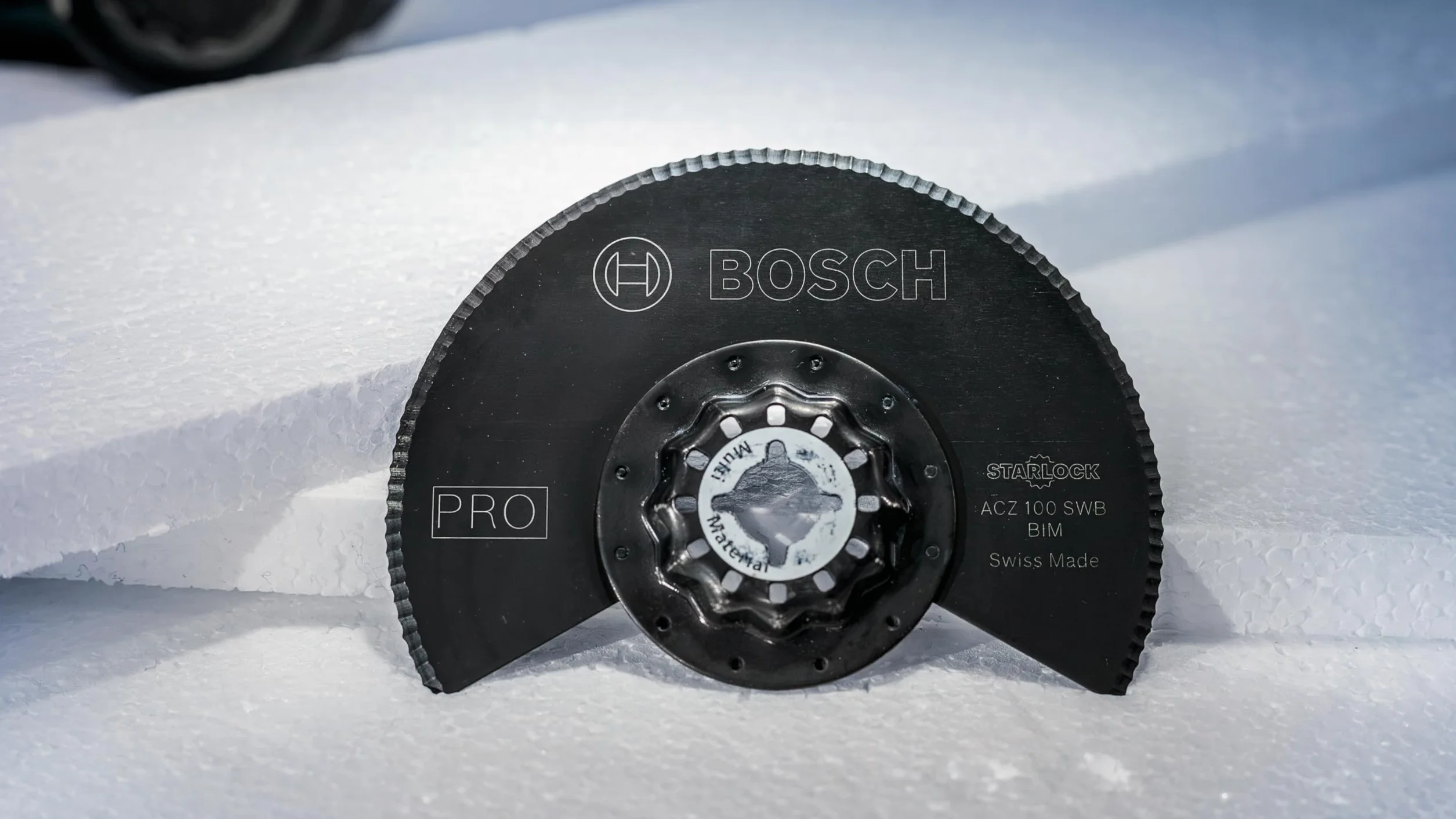 Bosch 1 x PRO Multi Material ACZ 100 SWB arkusz do narzędzi wielofunkcyjnych (do filcu dachowego, polistyrenu PS, Ø 100 mm, profesjonalne akcesoria, narzędzie wielofunkcyjne)