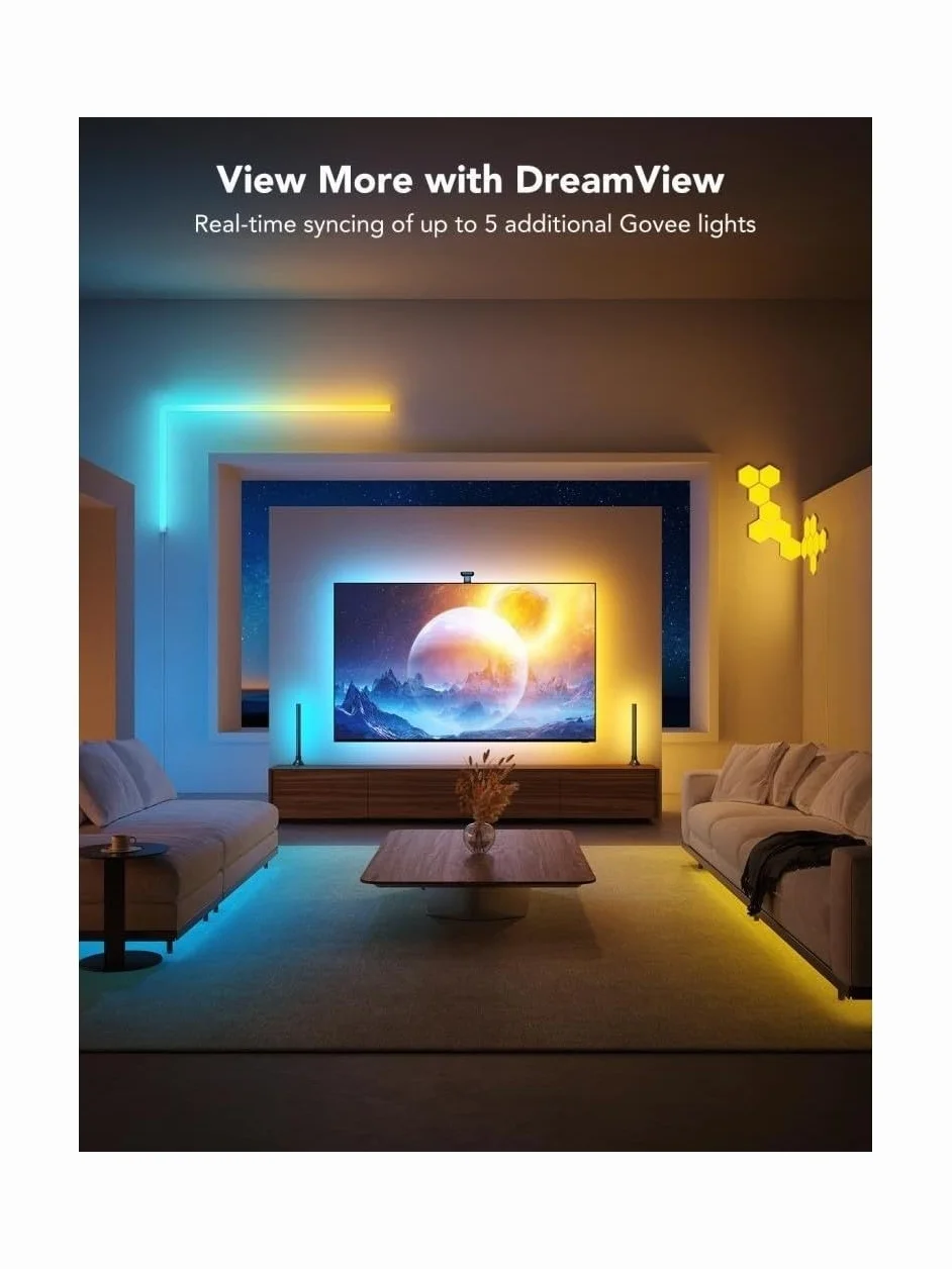 Govee H605C Taśma świetlna LED RGB do telewizora 75-85" z Wi-Fi i sterowaniem Bluetooth