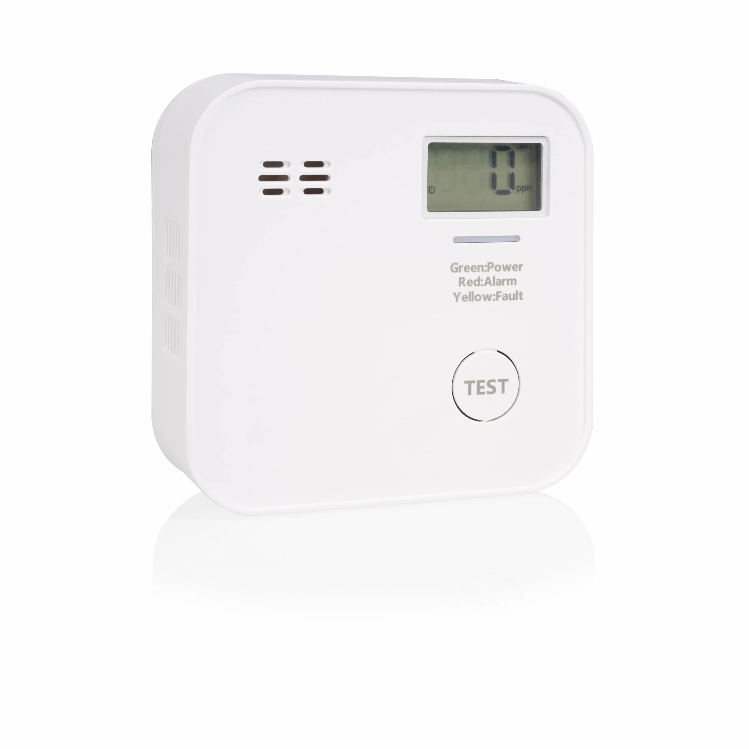 Smartwares czujnik CO - 10 lat baterii - wyświetlacz i wskaźnik LED - Przycisk testowy - FGA-13091
