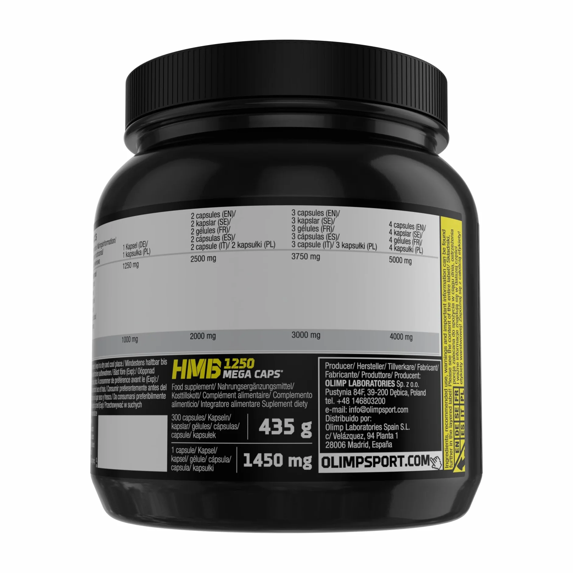 Olimp HMB 1250 Mega Caps - 300 Kapsułek
