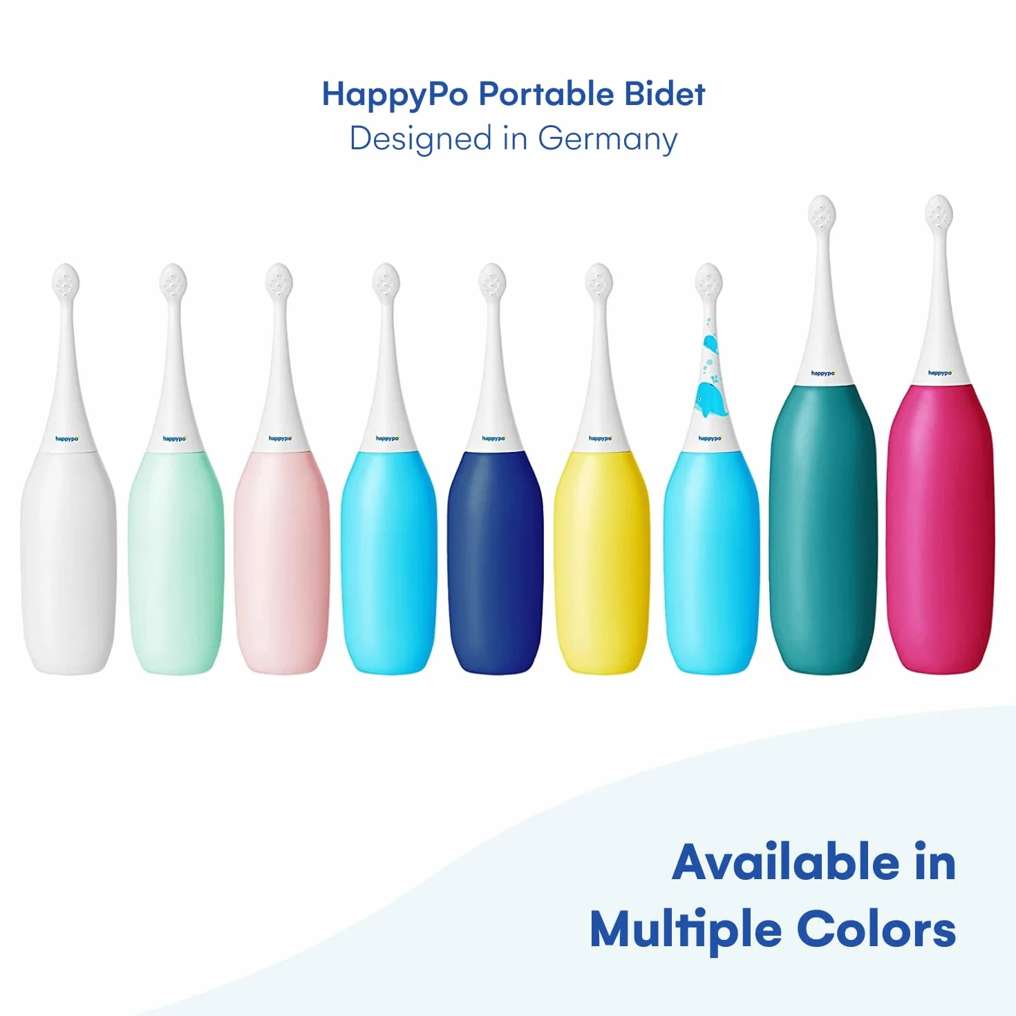 Happy Po prysznic 2.0 | bidet Easy | mobilny bidet podróżny | prysznic do miejsc intymnych | ciemnoniebieski