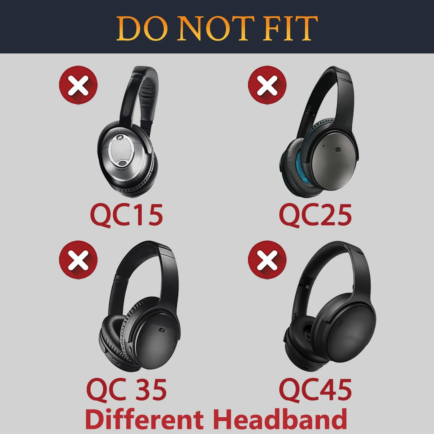SOULWIT Opaska na głowę do Bose AE2/AE2i/AE2w/SoundLink Around-Ear I, II/SoundTrue Around-Ear I, II słuchawek, część zamienna naprawy paska na głowę