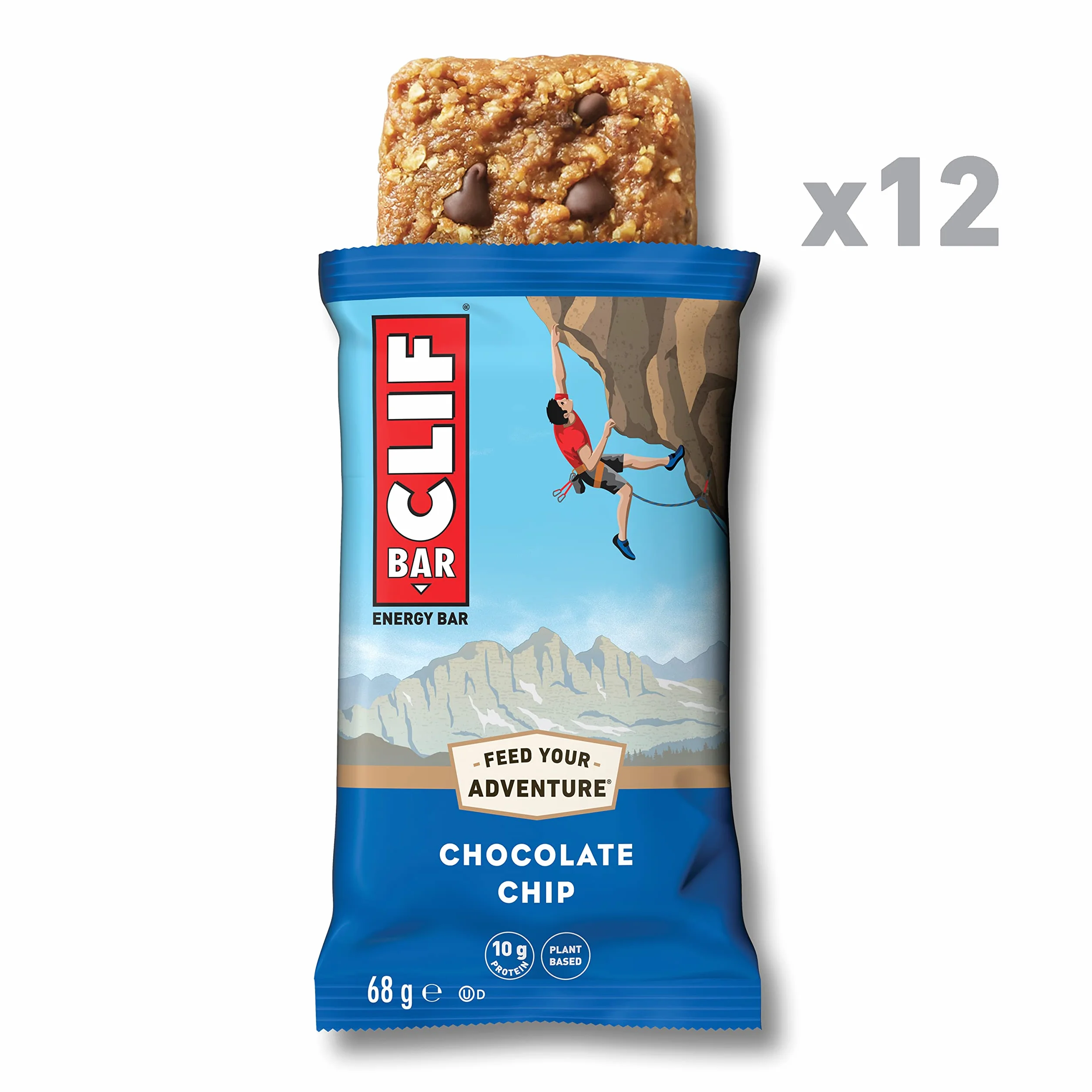 CLIF BAR Baton Proteinowy 12 x 68 g Roślinny Sport Wytrzymałościowy