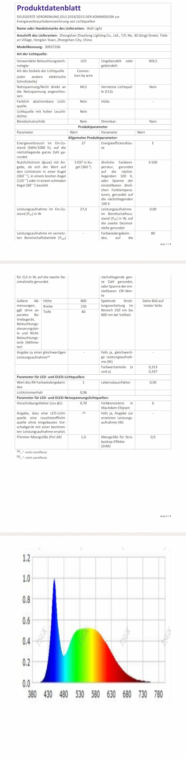 Comely Wewnętrzny Kinkiet LED 27W Nowoczesna Lampa Ścienna - 80 CM Czarny Zakrzywiony Wzór Oświetlenie Ścienne Do Korytarza Salonu Sypialni Schodów Kuchni, 6500K Zimne Światło