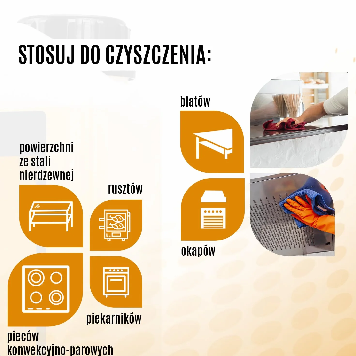 Clinex środek do usuwania tłuszczu "Fast Gast" 1 l w sprayu, skuteczny środek czyszczący do kuchni, odtłuszczacz o pięknym zapachu, wydajny środek czyszczący