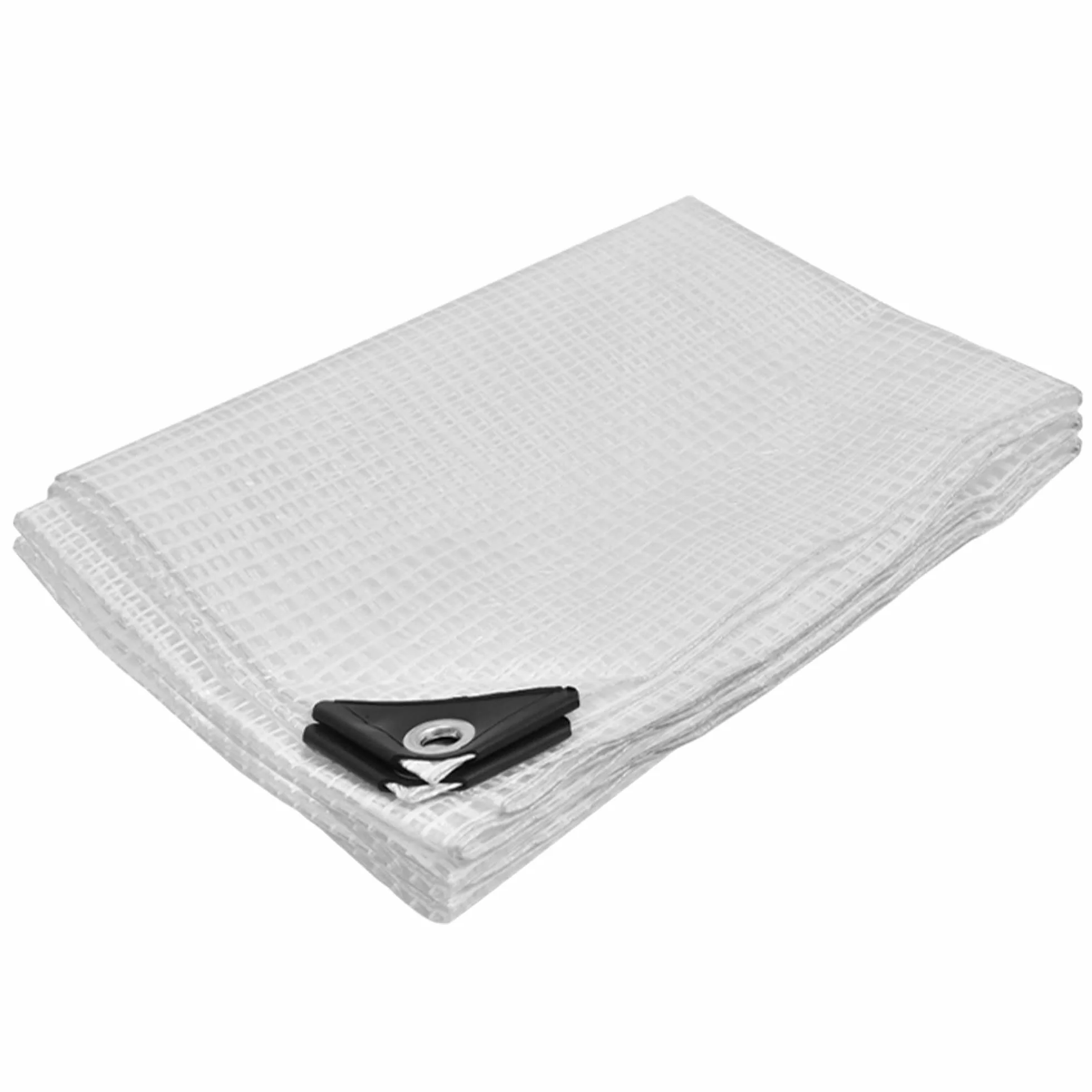 KOTARBAU® Plandeka 120 G/M2 - Płachta Ochronna Okryciowa - 2 X 4 M - Folia Szklarniowa - Mocna - Gruba - Zbrojona - Uniwersalna - Wodoodporna - Przezroczysta - Transparentna