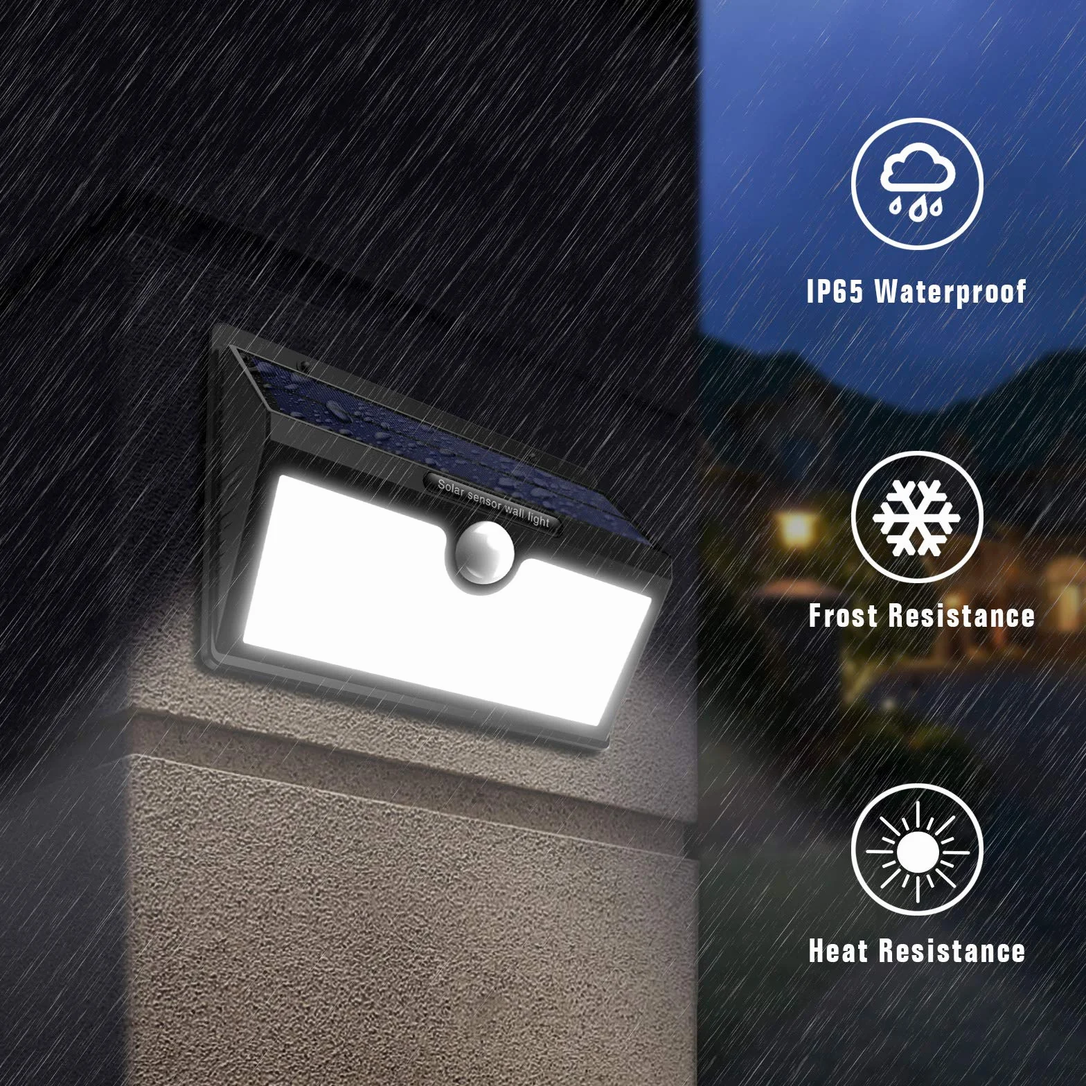 Lampy Solarne Na Zewnątrz 78 LED Czujnik Ruchu Wodoodporne Bezprzewodowe 2 Szt.