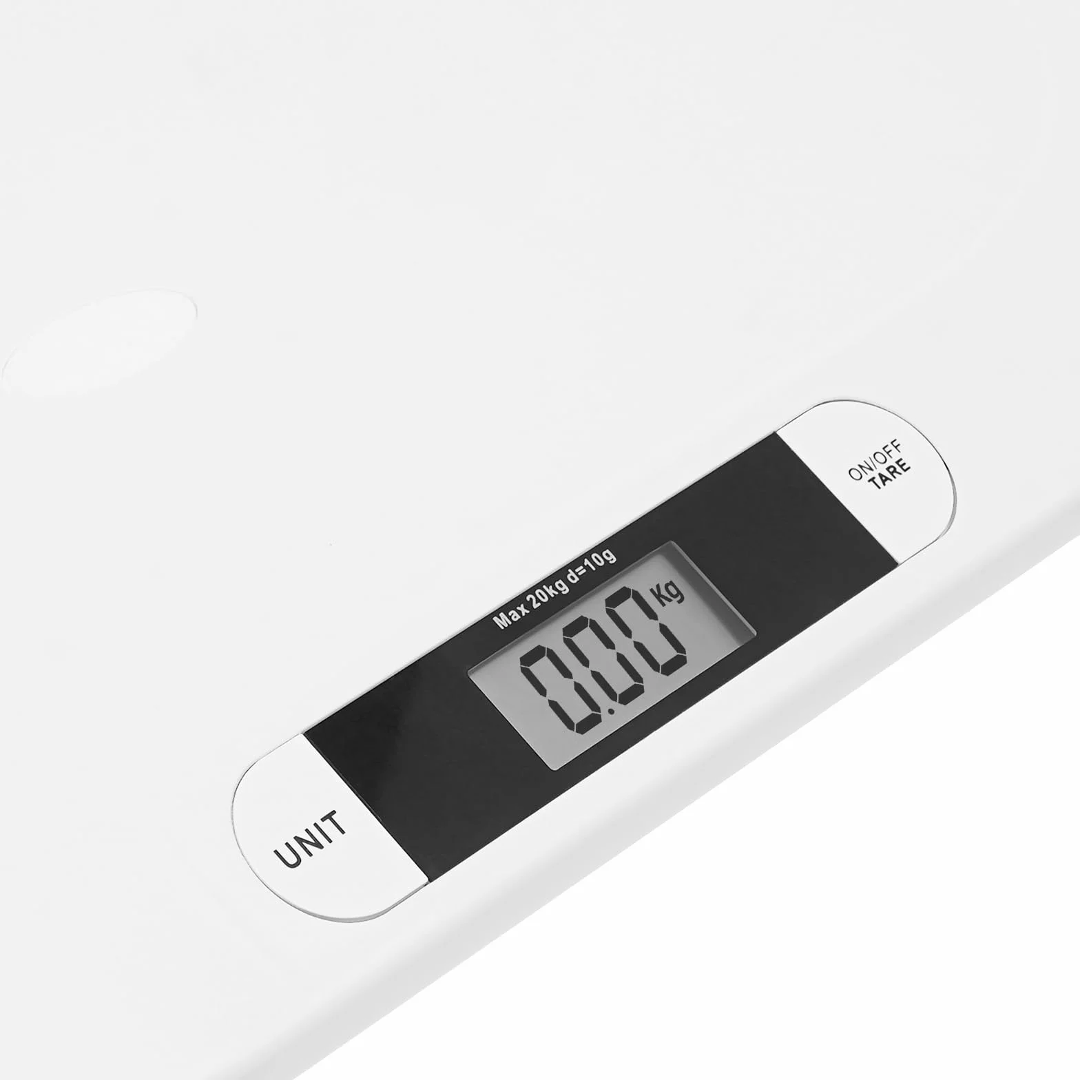 Cyfrowa waga dla niemowląt i zwierząt 30g-20kg biała