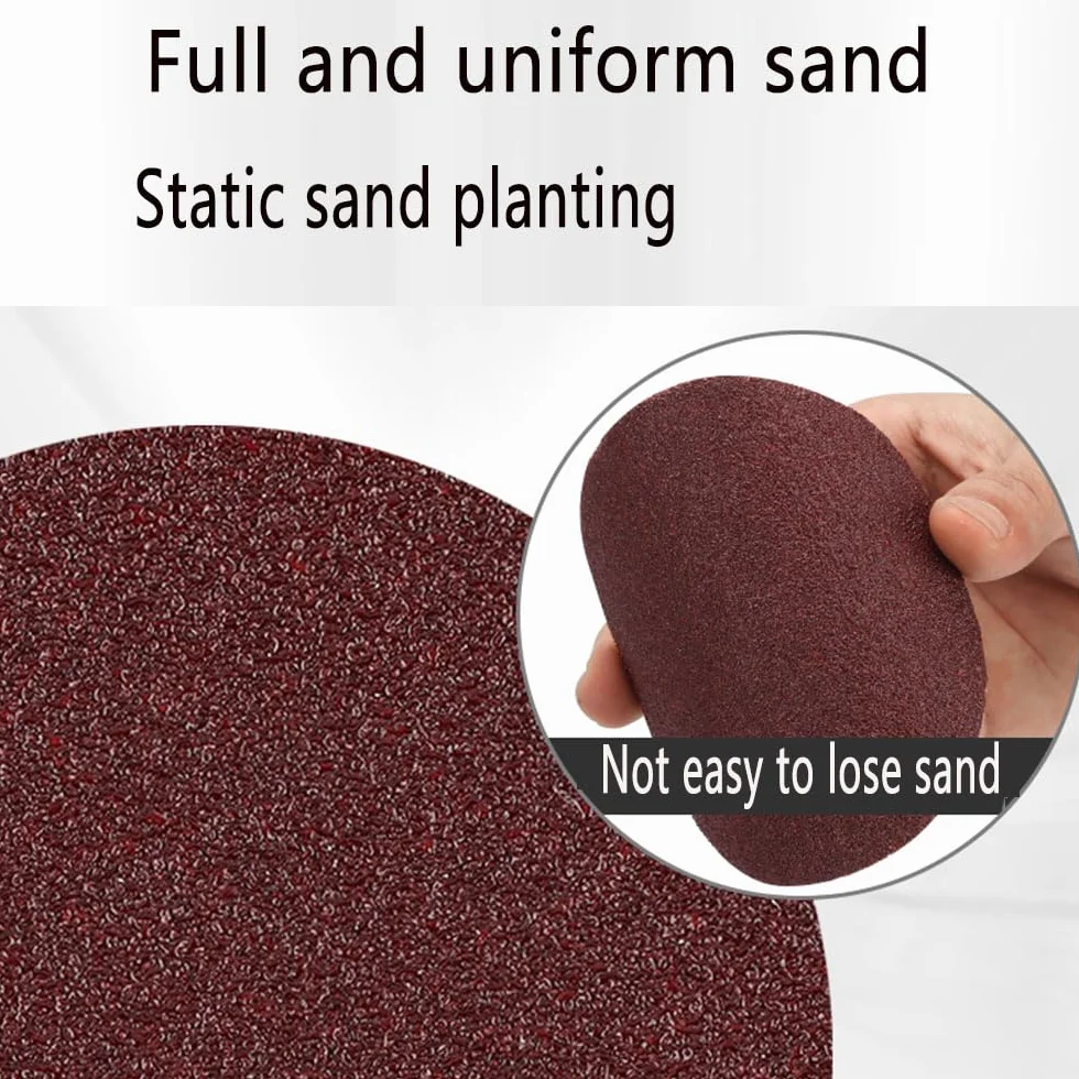 4 cale tarcza szlifierska 100 sztuk papier ścierny na rzep ziarnistość 40/60, do szlifierki mimośrodowej, 4 cale, ziarnistość 40 cm