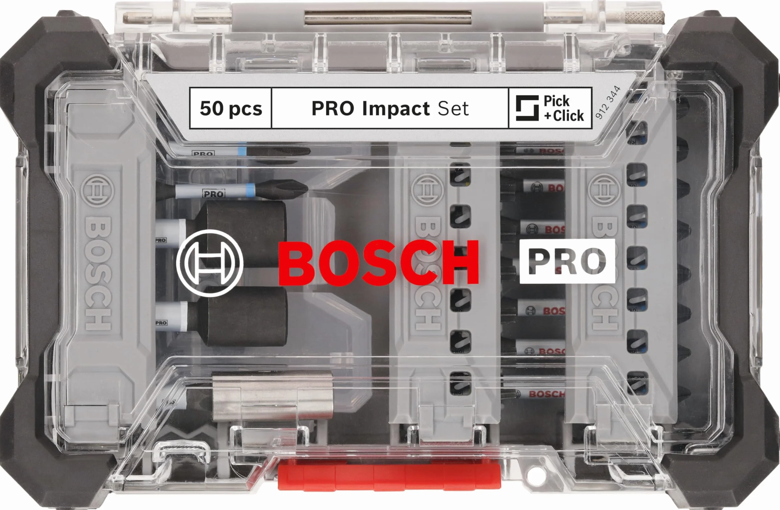 Bosch 50x PRO Impact Set, 50 szt. (200 x 107 mm, Professional Akcesoria Śrubokręt, Śrubokręt)