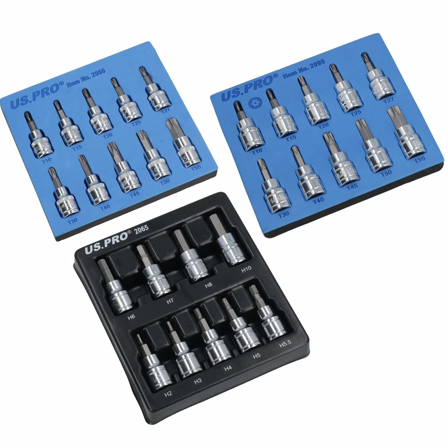 Allen sześciokątny i tamper torx i klucz do gry Star oprawki lampy 3/8" H2 - H10 T10 - T55