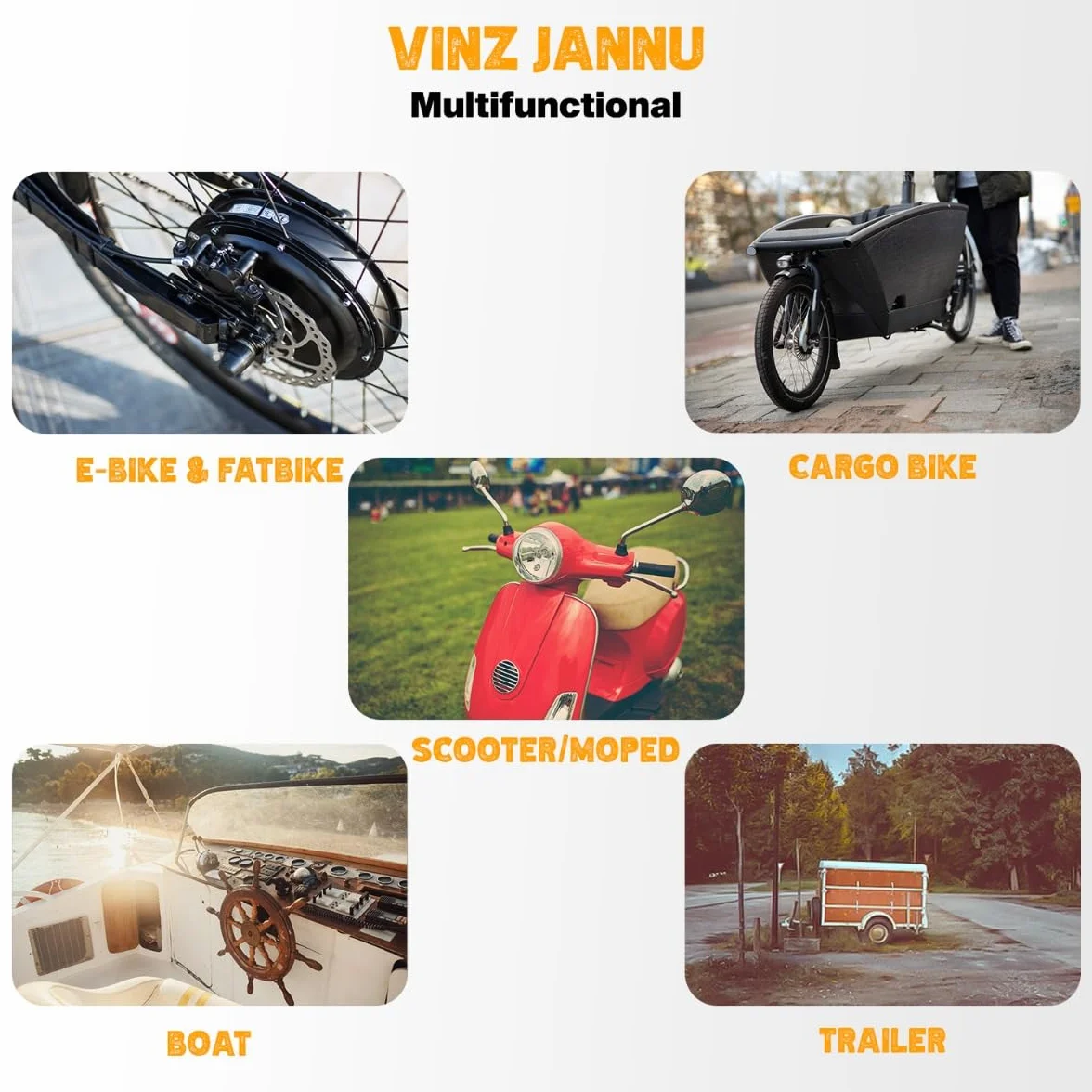 VINZ Jannu zapięcie łańcuchowe Ø 10 mm, certyfikat ART 3, zamek do skutera, motocykla, motoroweru, roweru elektrycznego i wysokiej jakości roweru, bezpieczne zapięcie do skutera, łańcucha