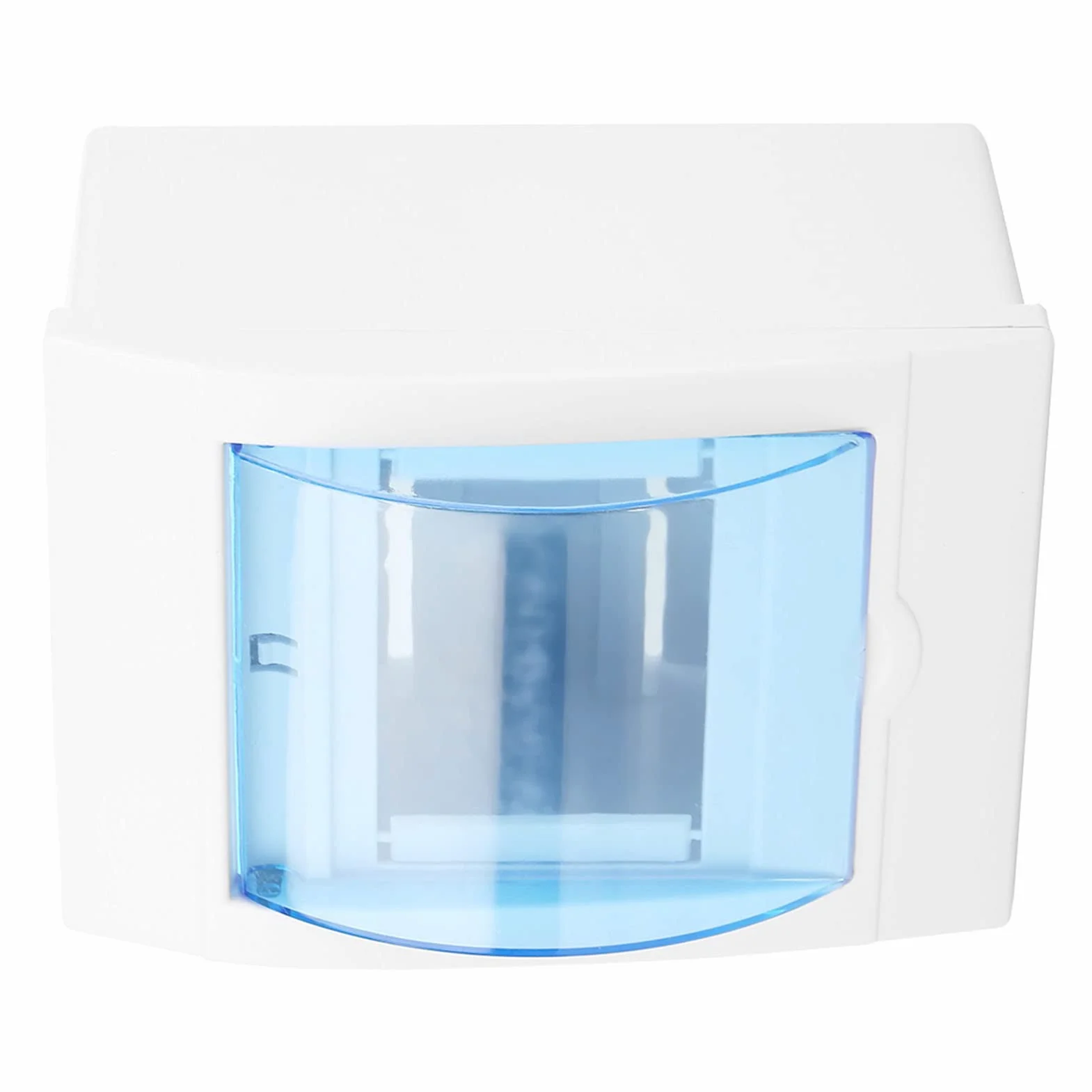 Hyuduo 3-4-drożna Skrzynka Rozdzielcza Wyłącznika Automatycznego ABS Biała Niebieska 13x9,6x6,5 cm Montaż Wewnętrzny Przezroczysta Pokrywa Stanu