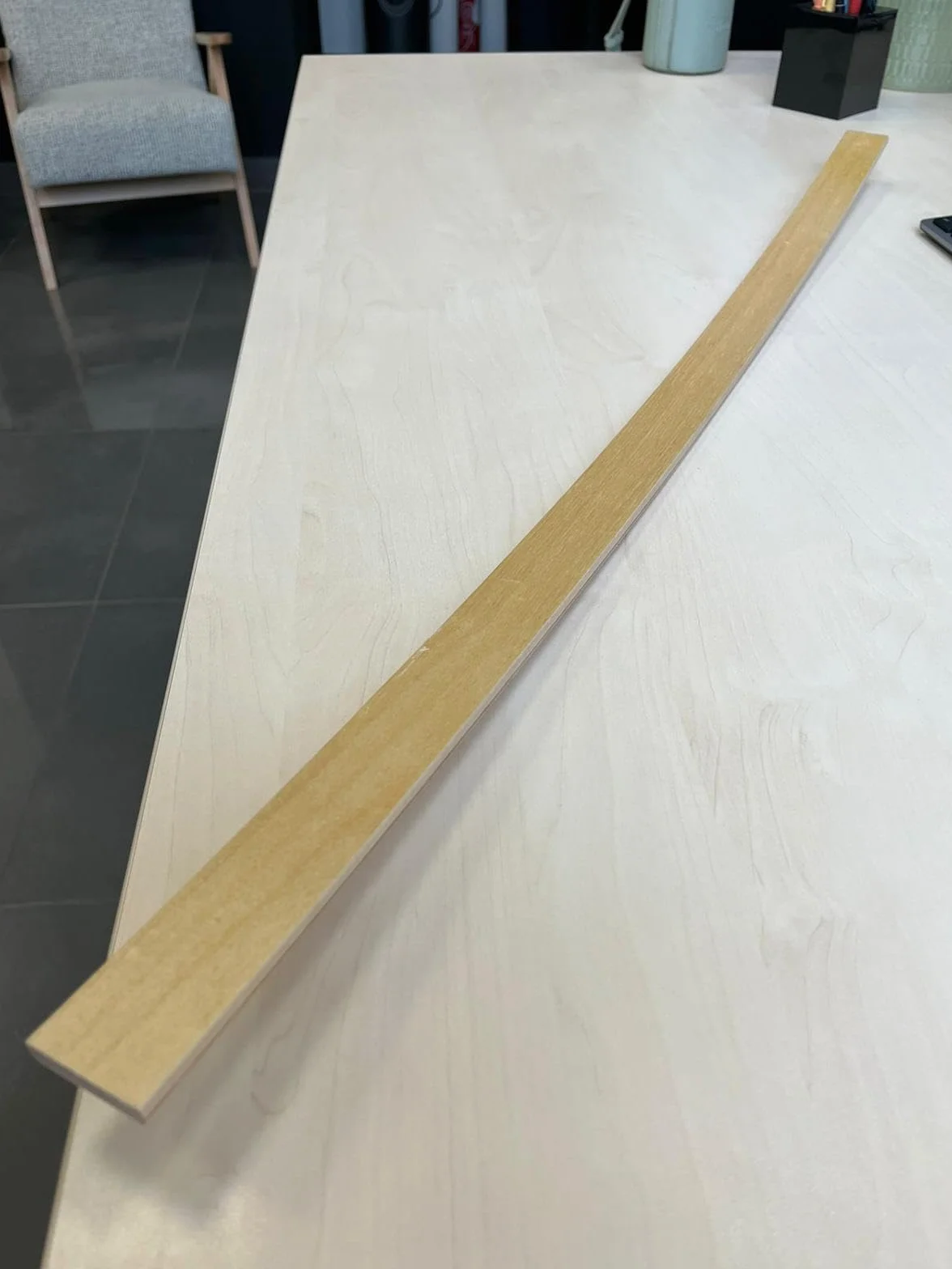5 x drewniane listwy sprężynujące, części zamienne, naprawa do rusztu (700 x 34 x 8 mm)