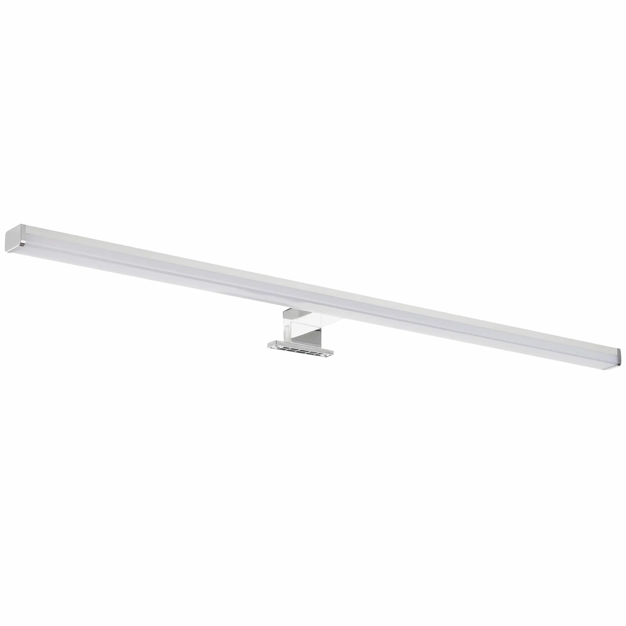 SEBSON® lampa LED do lustra, łazienka, 80cm, lampa montażowa + lampa zaciskowa, neutralna biel 4000 K, 780x98x44mm, 15W 1300lm, aluminium, oświetlenie do wykonywania makijażu