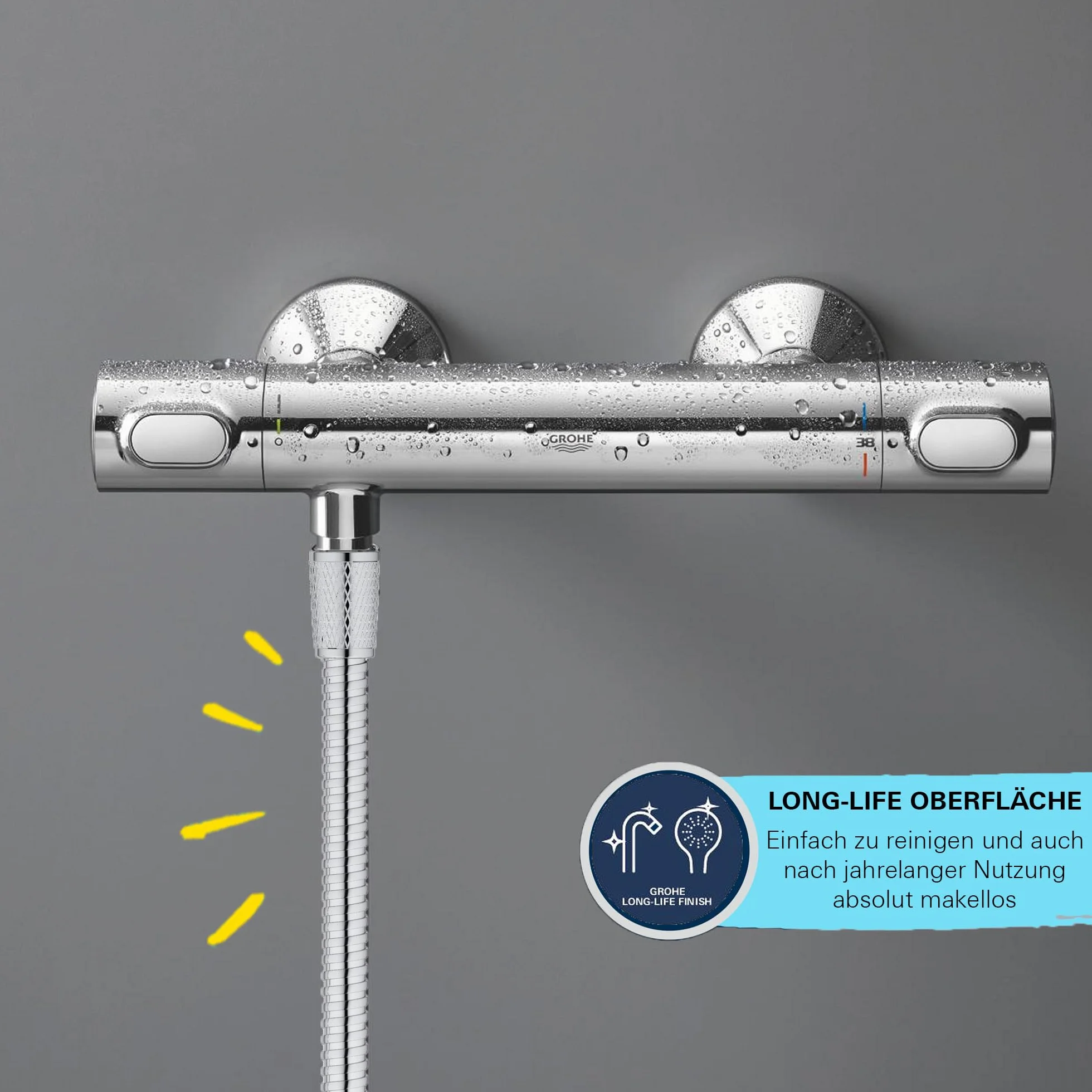Grohe VitalioFlex Metal hose 2000mm
