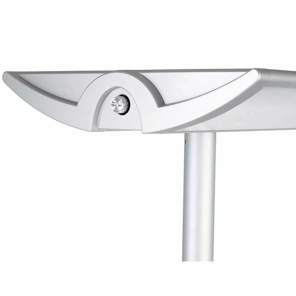 MAUL Lampa Stojąca MAULnaos, Wysokość 190 Cm, 2 X 55 W, Srebrna, 2 X 4500 Lumenów, 8251495