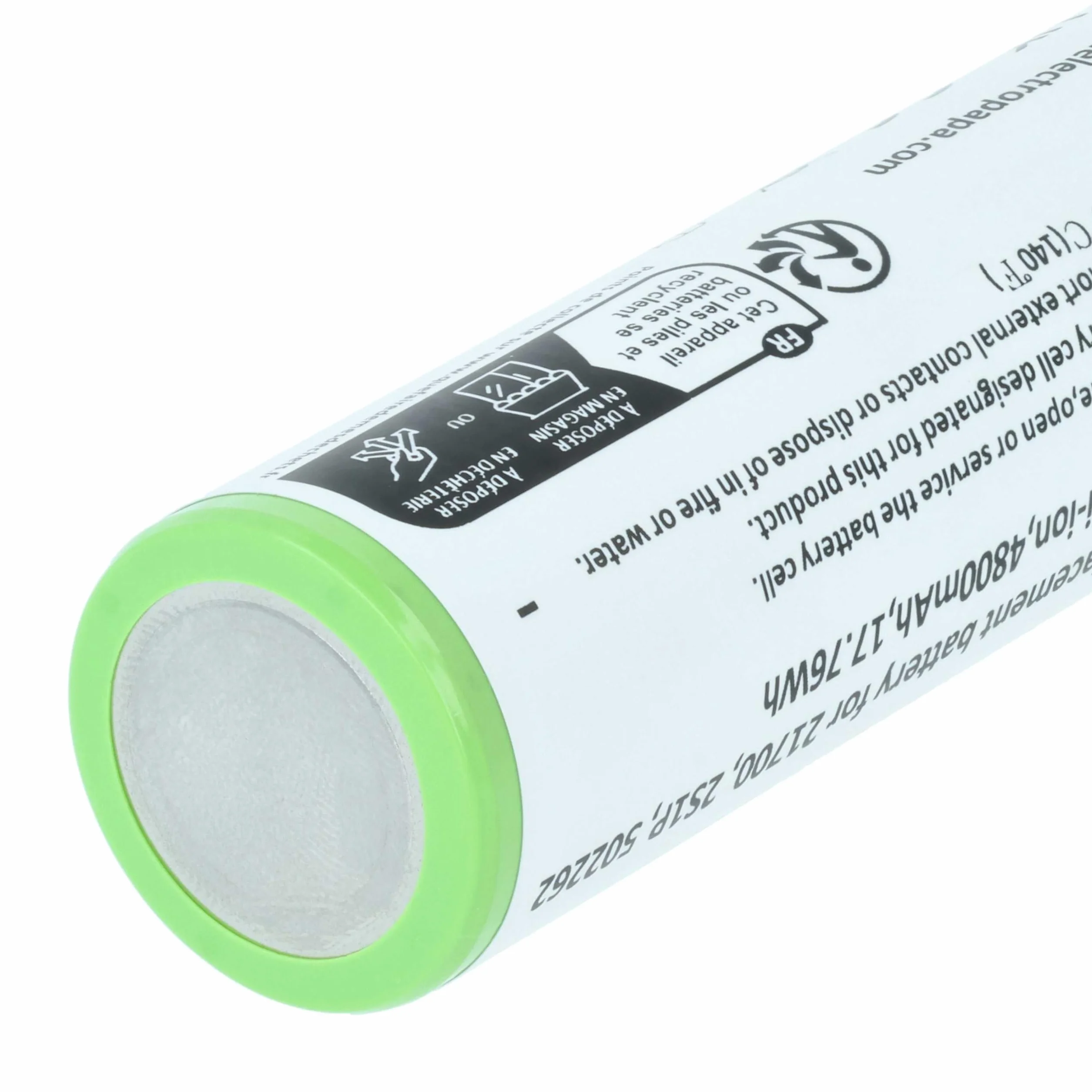 vhbw Bateria zamienna do Ledlenser 2S1P, 502262 do latarki czołowej (4800 mAh, 3,7 V, litowo-jonowa)