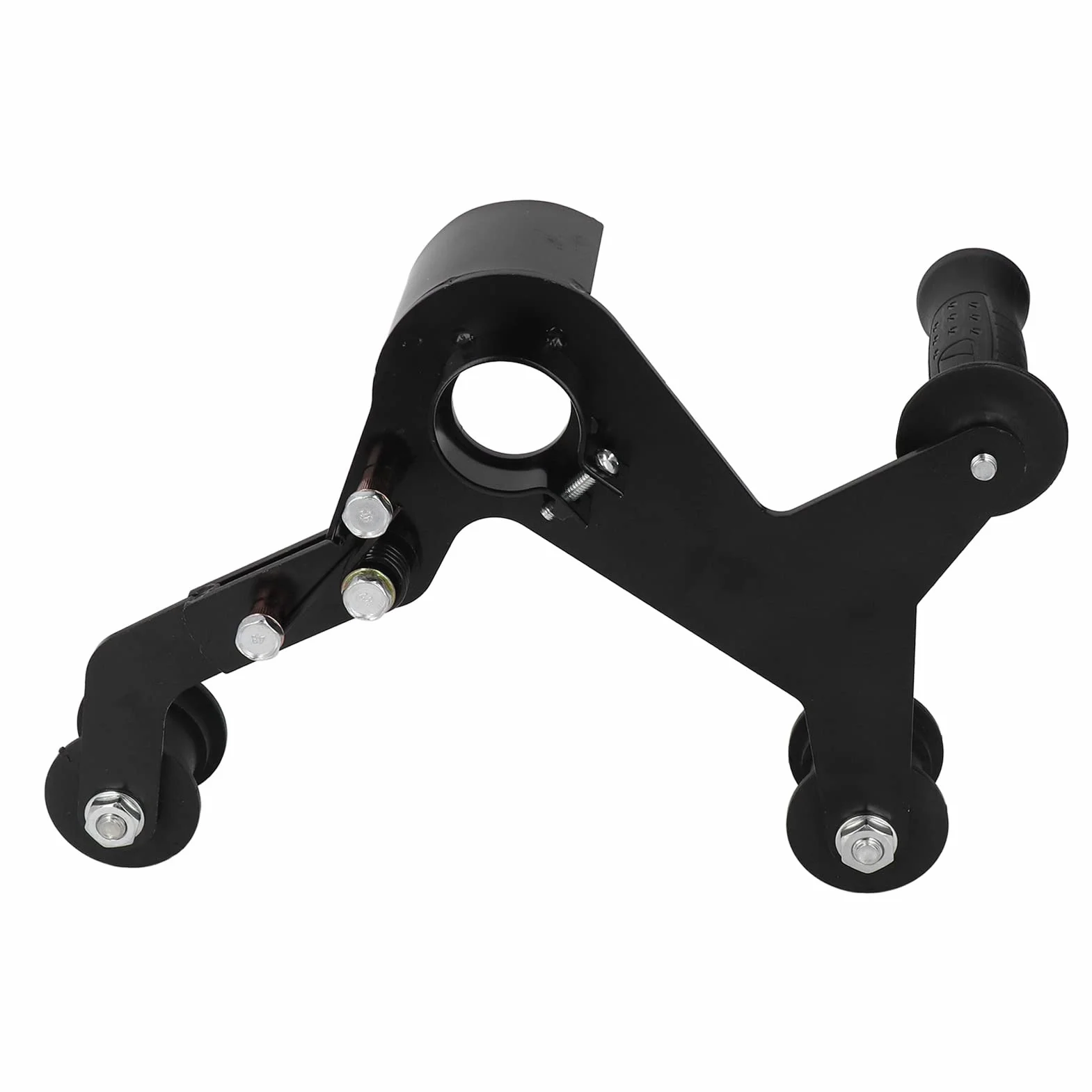 Adapter Do Szlifierki Taśmowej, Ulepszony Adapter Do Szlifierki Kątowej Ze Stali Nierdzewnej Solidny, Stabilny Uchwyt Do Szlifierki Kątowej Do Rury Rurowej(10mm)
