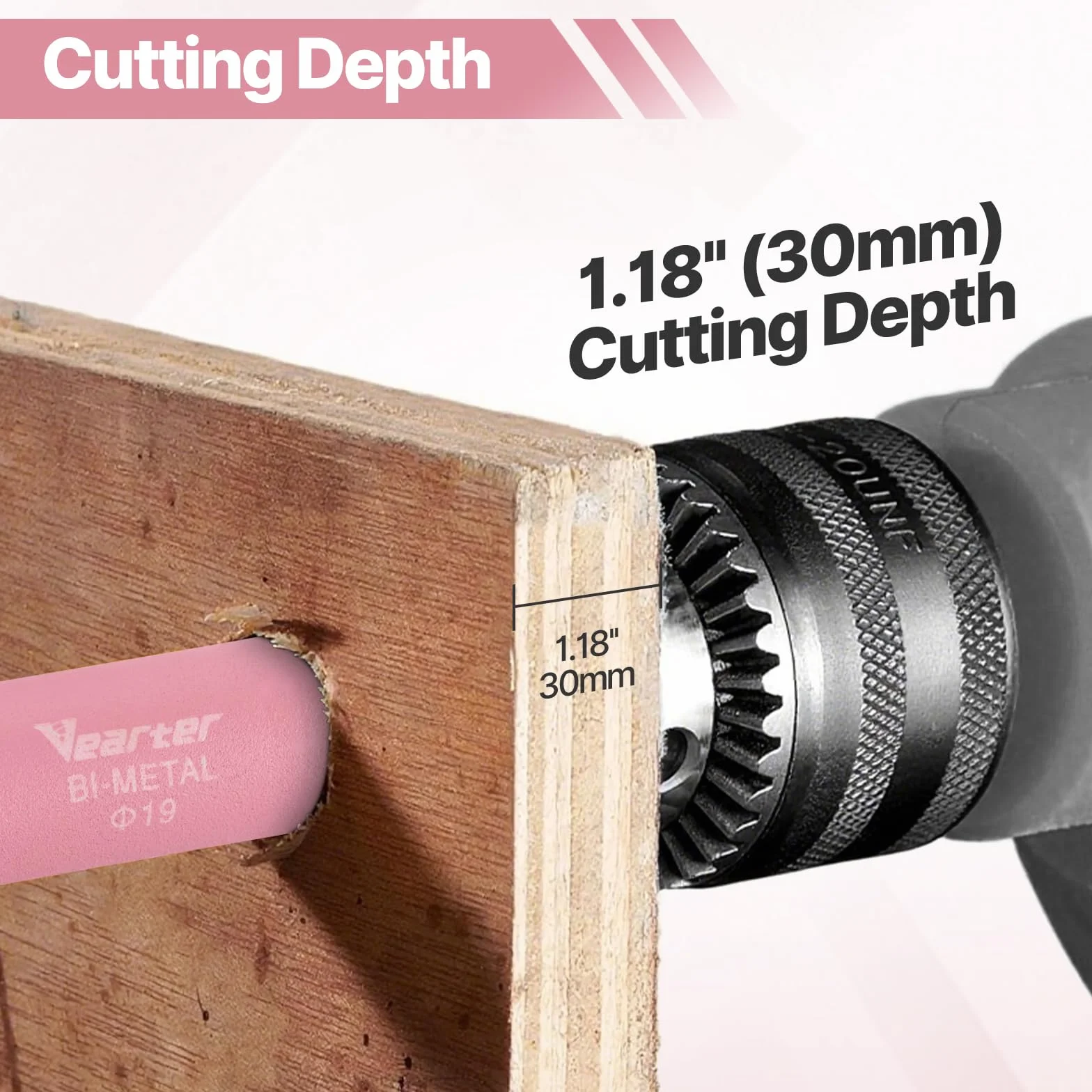 Zestaw otwornic bimetalicznych 19–57 mm, bimetaliczny zestaw otwornic M42 z trzpieniami do drewna, blachy metalowej, miedzi, tynku, PCW, blachy stalowej, płyt kartonowo-gipsowych, prezentów