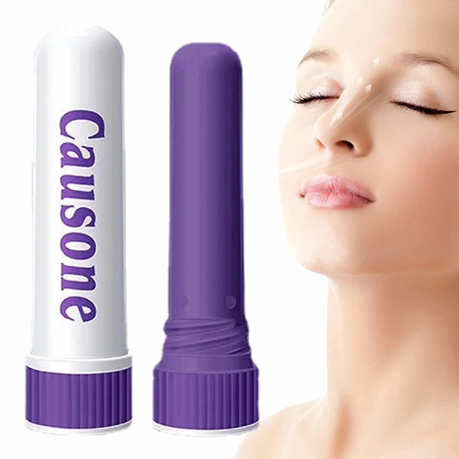 Inhalator olejków eterycznych do nosa, chłodzący olejek do aromaterapii, relaks i odświeżenie Purble