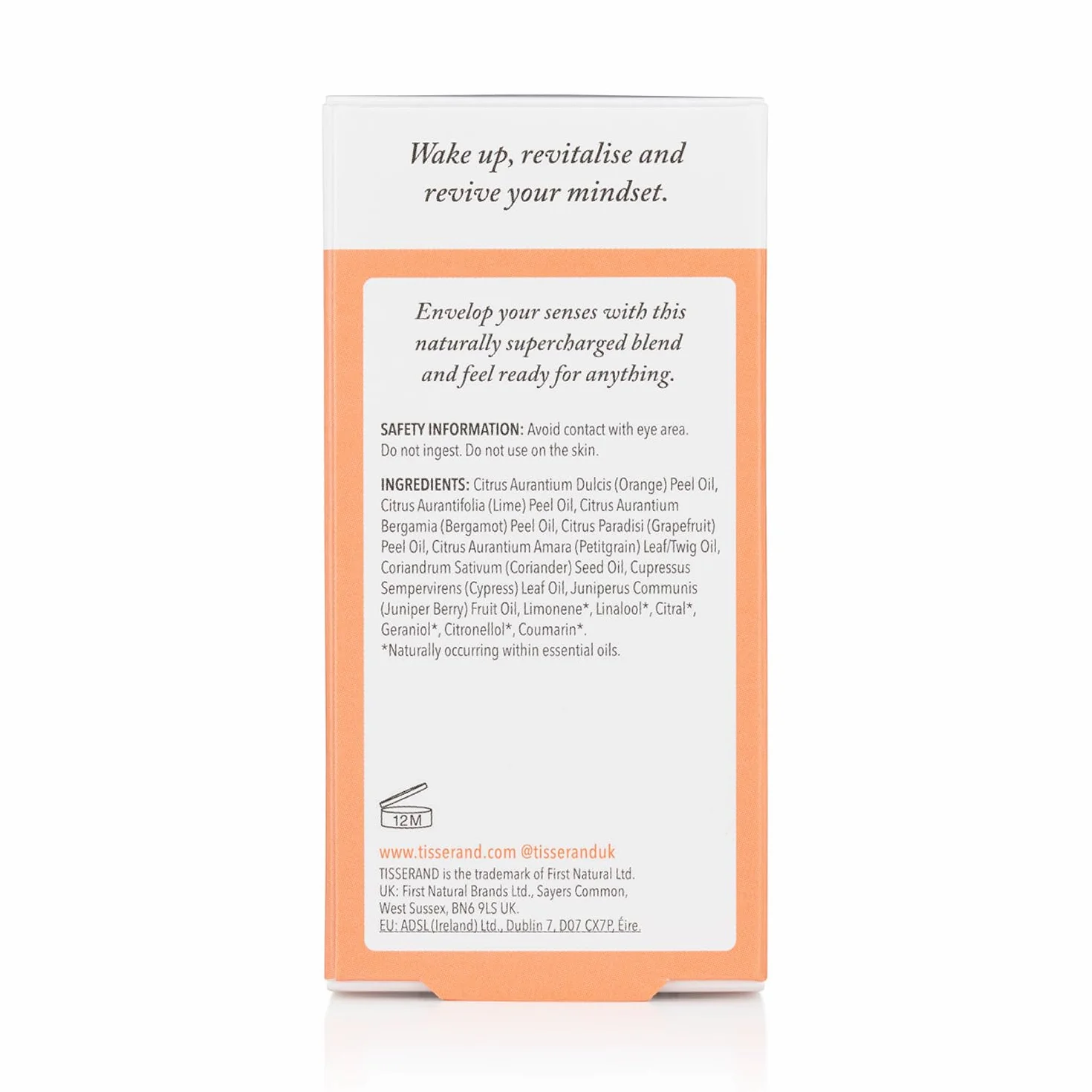 Tisserand Aromatherapy Energy Boost Olejek eteryczny z pomarańczy, limonki i grejpfruta 9 ml