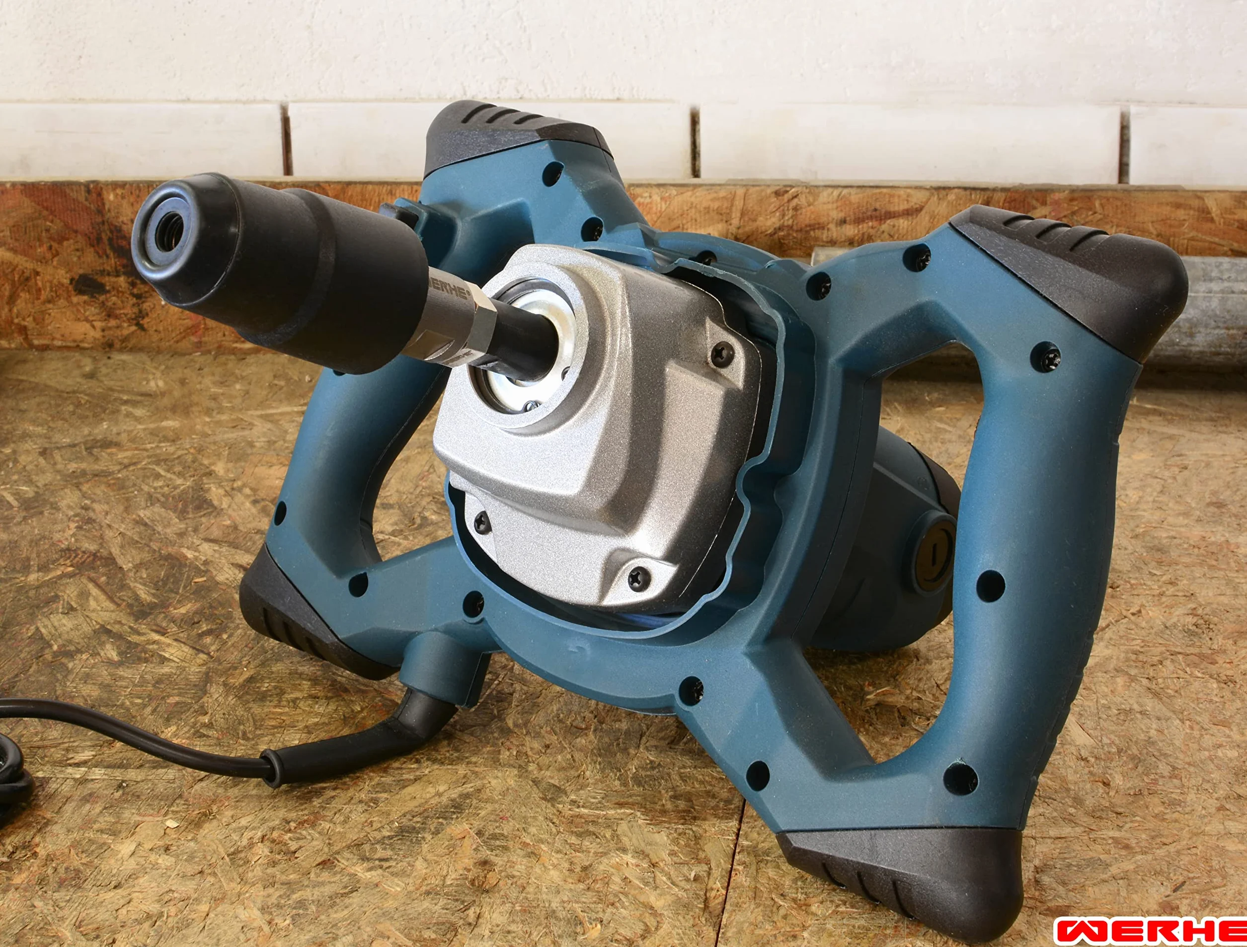 UNF WERHE adapter uchwytu wiertarskiego SDS Plus na 1/2-20 | do wiertarek udarowych, metal, tworzywo sztuczne, szerokość 42 mm, długość 102 mm, 380 g, szybka wymiana, klucz standardowy