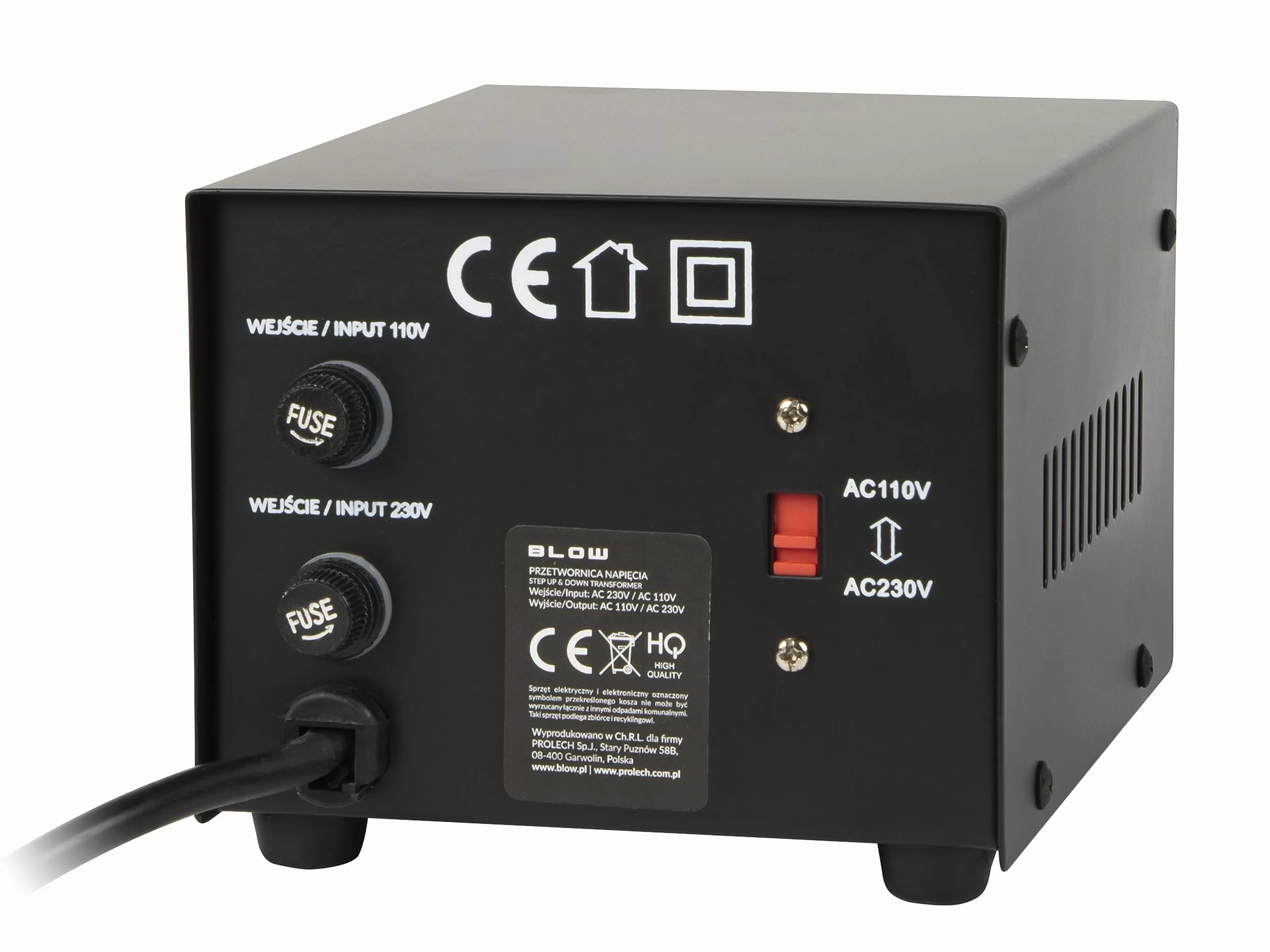 Przetwornica zasilacz 230V-110V 500W