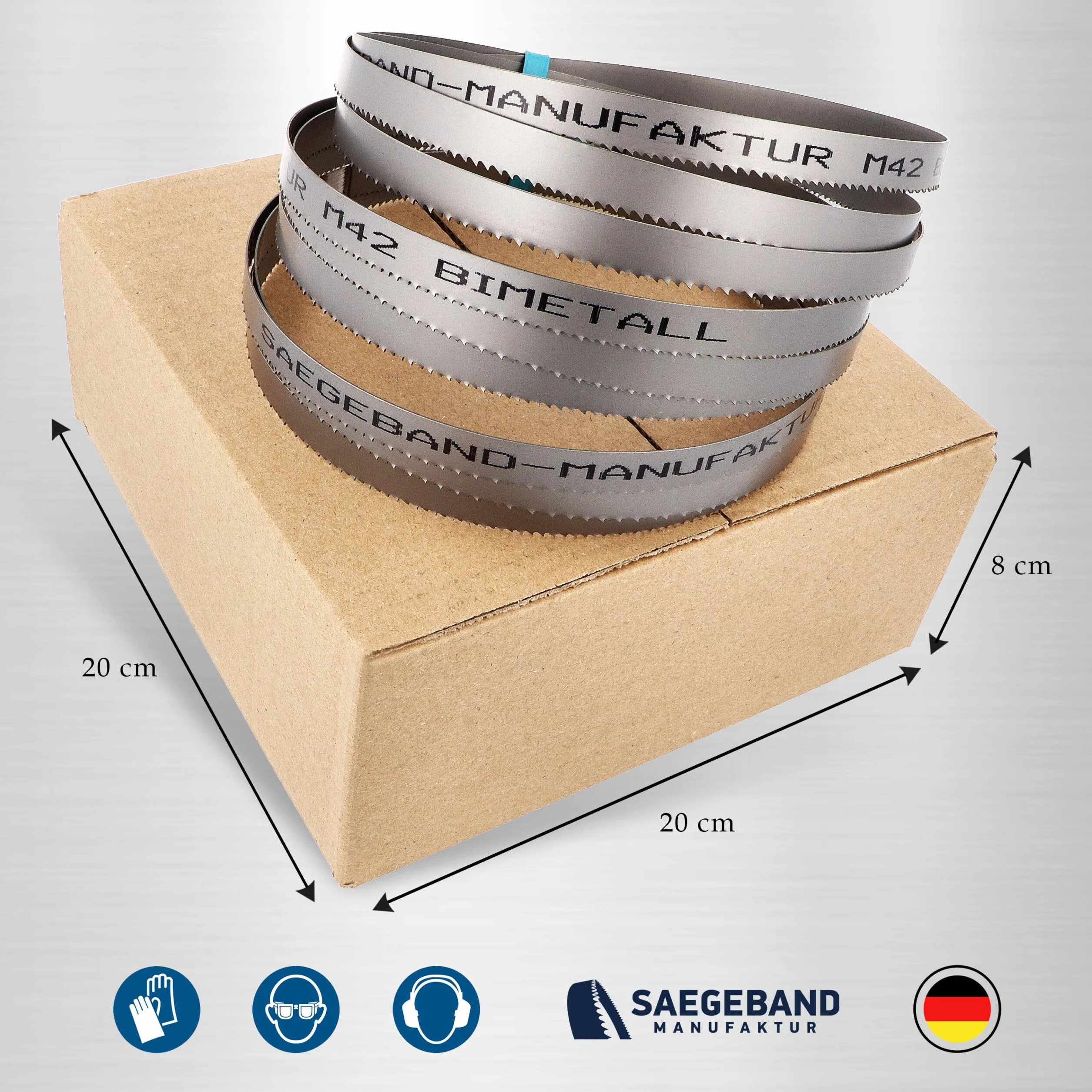 3 x M42 HSS bimetalowa taśma do piły 1435 x 13 x 0,65 mm z 14/18 ZpZ, brzeszczot piły taśmowej