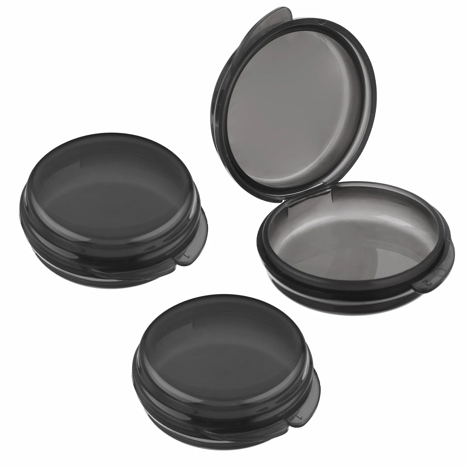 WLLHYF Mały mini organizer na tabletki 3 szt. przenośny podróżny pojemnik na leki czarny