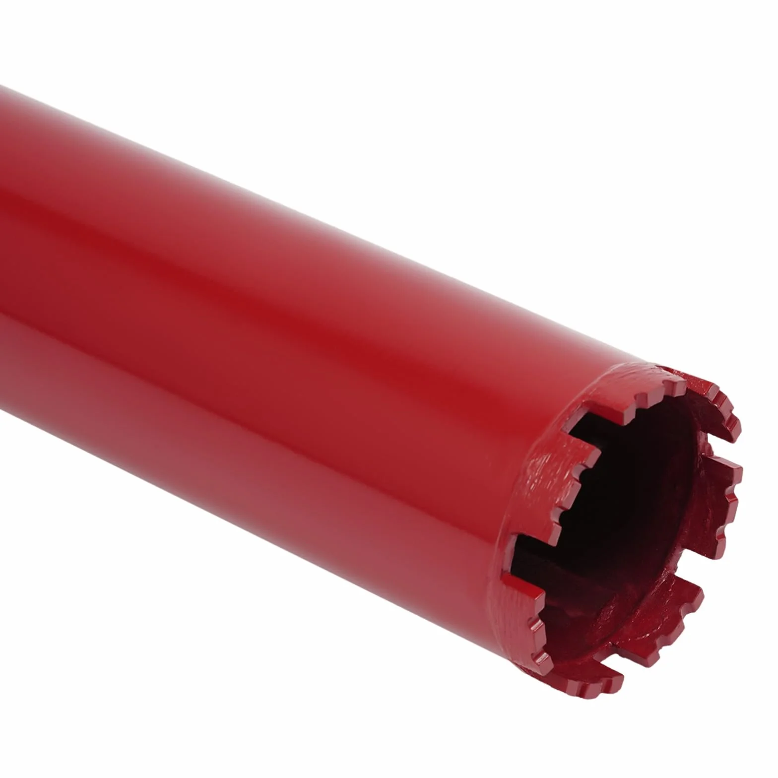Diamentowa koronka wiertnicza rdzeniowa Ø 76 mm, głębokość wiercenia 410 mm, wiertło rdzeniowe do betonu zbrojonego, muru, kamienia, cegły, systemu wiercenia na mokro, trwała i precyzyjna