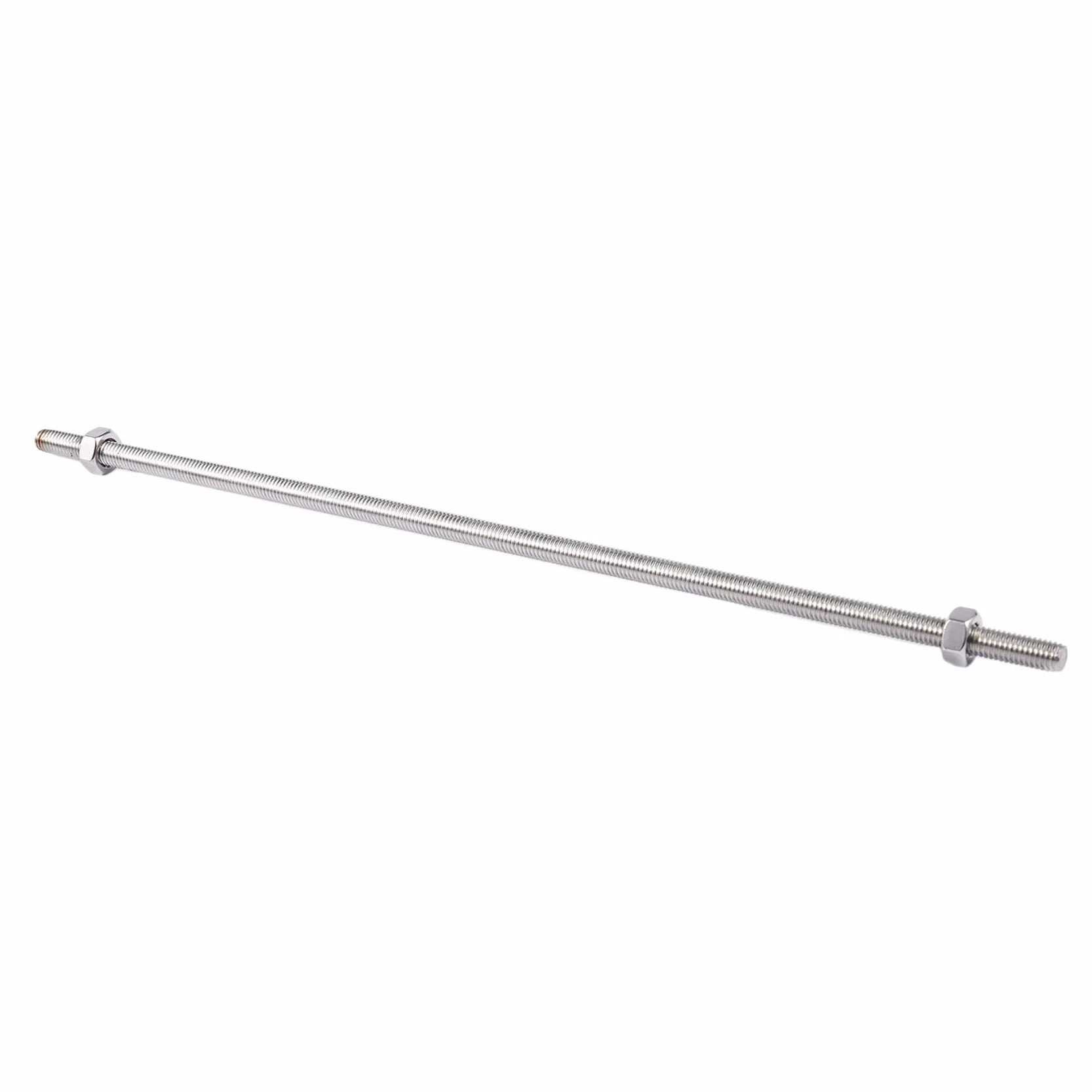 3 x pręt gwintowany ze stali nierdzewnej 320 mm x M8 srebrny odcień