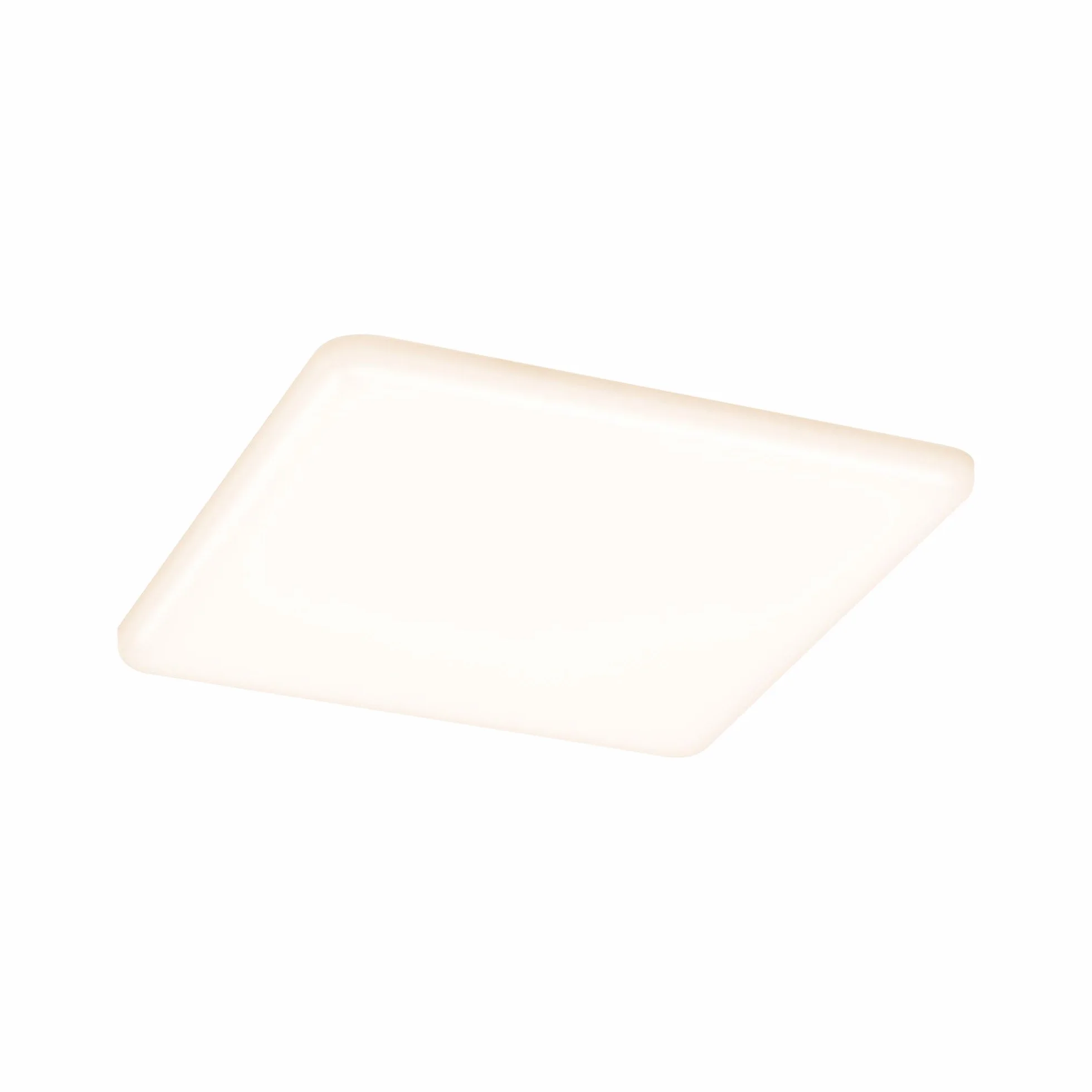 Paulmann 92395 Panel LED, oprawa wpuszczana Veluna VariFit, IP44 185x185mm czworok., w kompl. oprawa sufitowa 1x17 W satyn. tworzywo sztuczne 3000 K