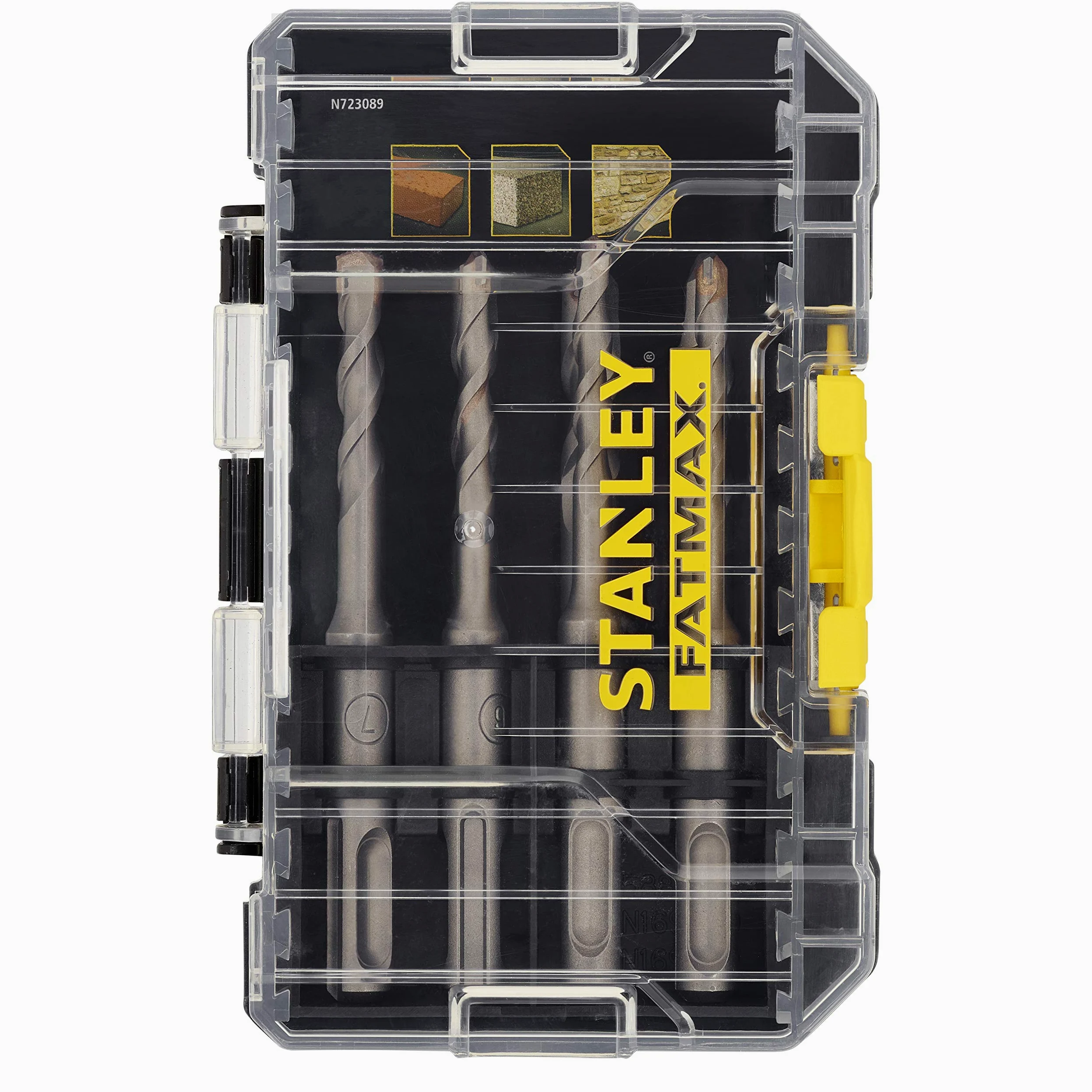 STANLEY Nowoczesny Juego 8 wiertłos sds-Plus ø 5, 6 (2), 7, 8 (2), 10 (2) mm dla profesjonalistów i majsterkowiczów do codziennego użytku ergonomiczna konstrukcja