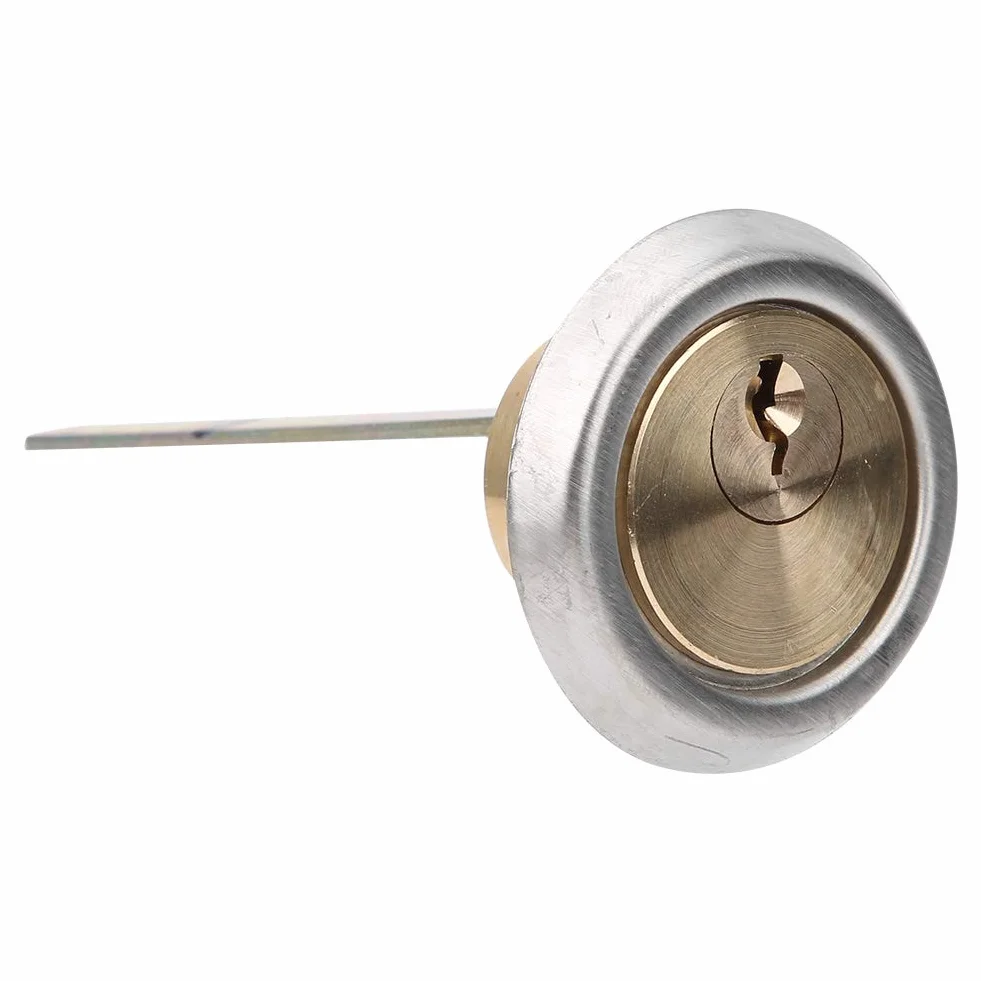 Zestaw cylindryczny zamka, miedziany zamek bezpieczeństwa, zamek mechaniczny 30 mm/1,3 cala, okrągły zamek cylindryczny z 3 kluczami, do żelaznych drewnianych drzwi bezpieczeństwa szafki