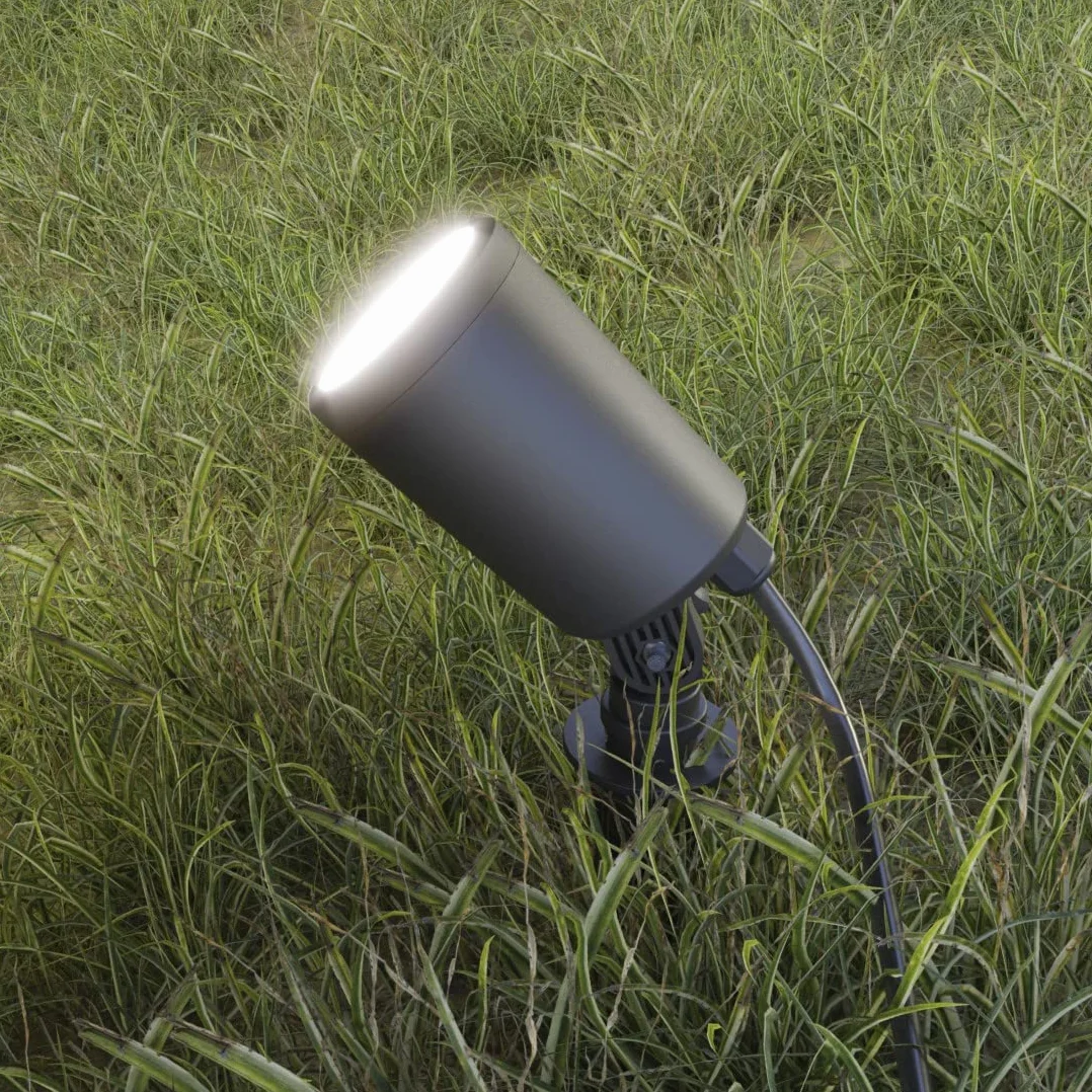 Hama lampa ogrodowa Wi-Fi (WiFi, WLAN, kolory RGB, wodoodporna, inteligentne oświetlenie, multi colour, ciepła biel, 7 W, 450 lumenów, IP65) czarna