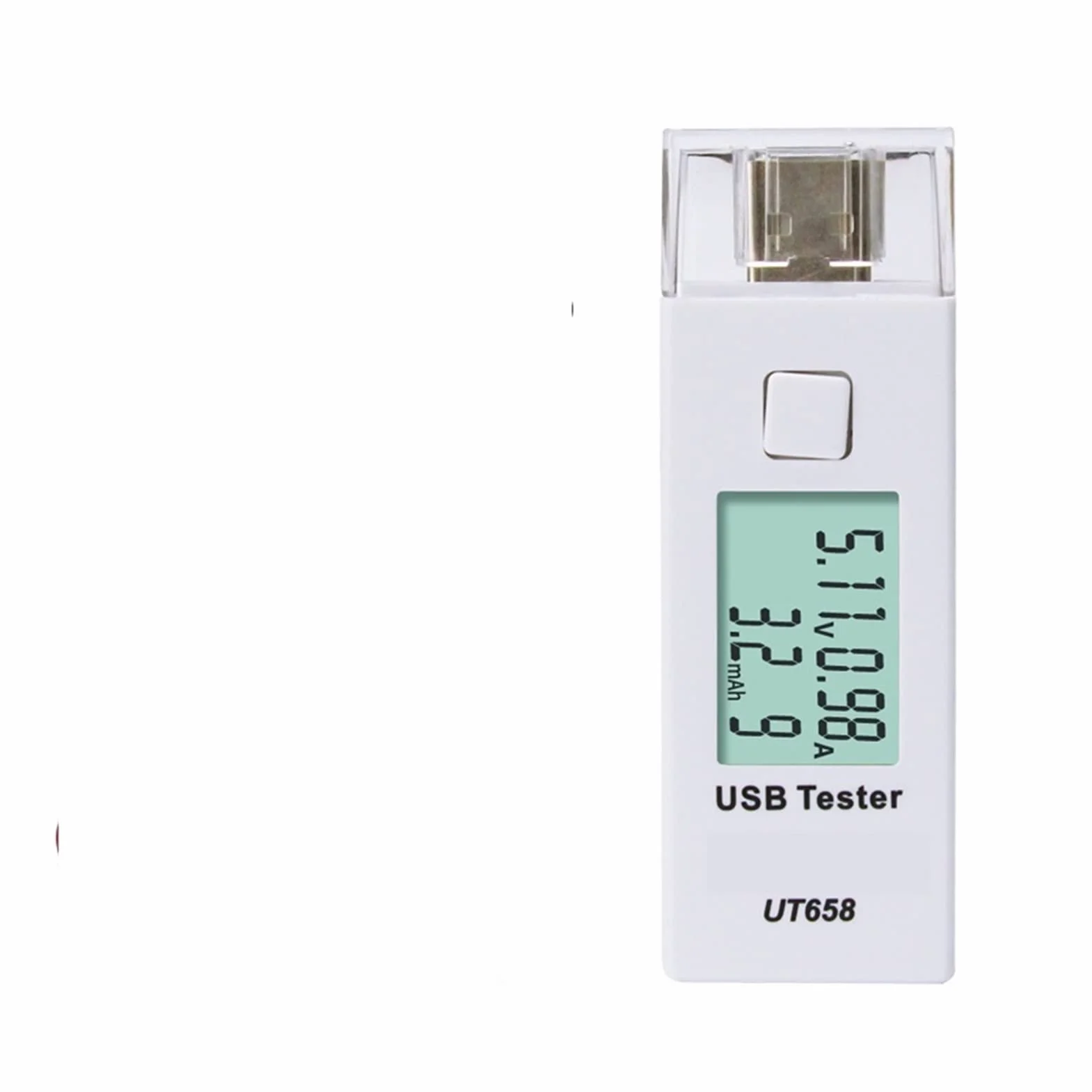 Urządzenie pomiarowe tester USB Usb. Tester cyfrowy woltomierz AMMETER AMPEREMETER Meter lekarz do mocowania mobilefonu Moc tabletu.(UT658LOAD)