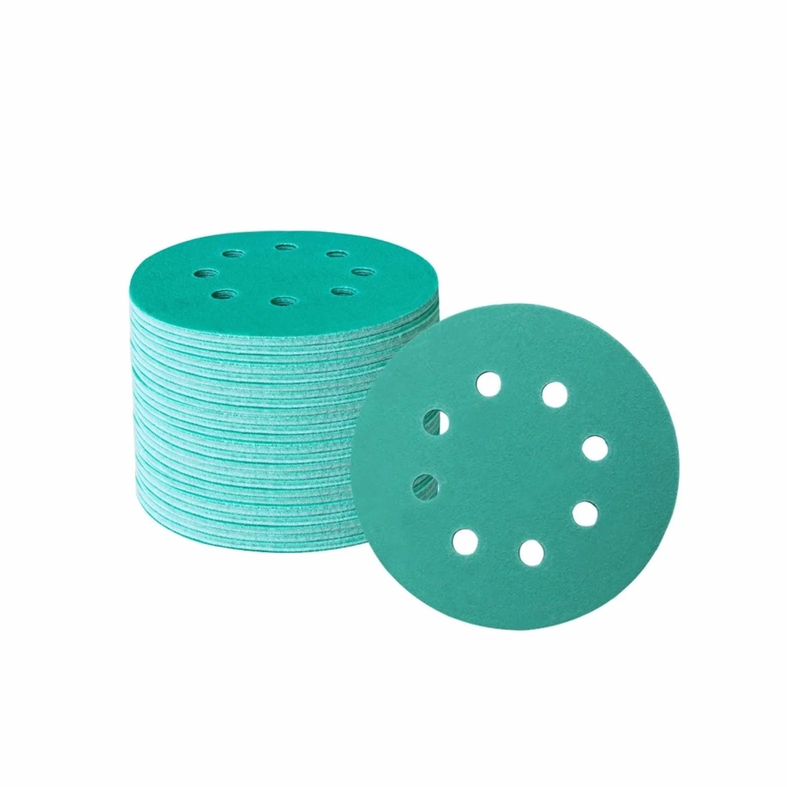 100 szt. 125 mm tarcze szlifierskie mokry i suchy papier ścierny 5 "wodoodporny 8 otworów tarcze szlifierskie zapobiegające zatykaniu 60-400 tarcze szlifierskie z ziarnistością i pętlą do losowej szli