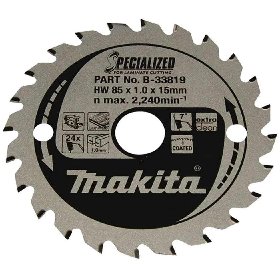 Makita Specialized brzeszczot piły 85 x 15 x 24 Z, B-33819, 85 x 15 mm