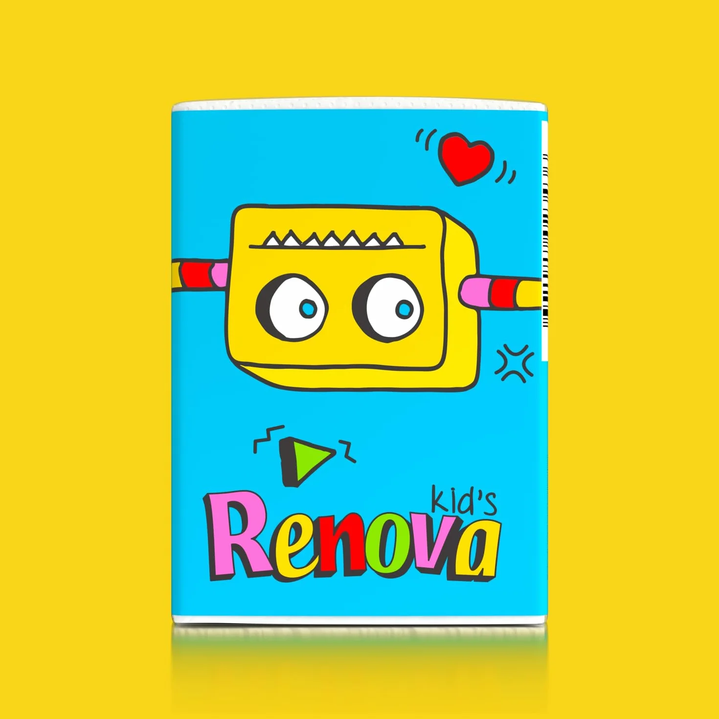 Renova Kompaktowy kwadrat kieszonkowy dla dzieci - 6 opakowań
