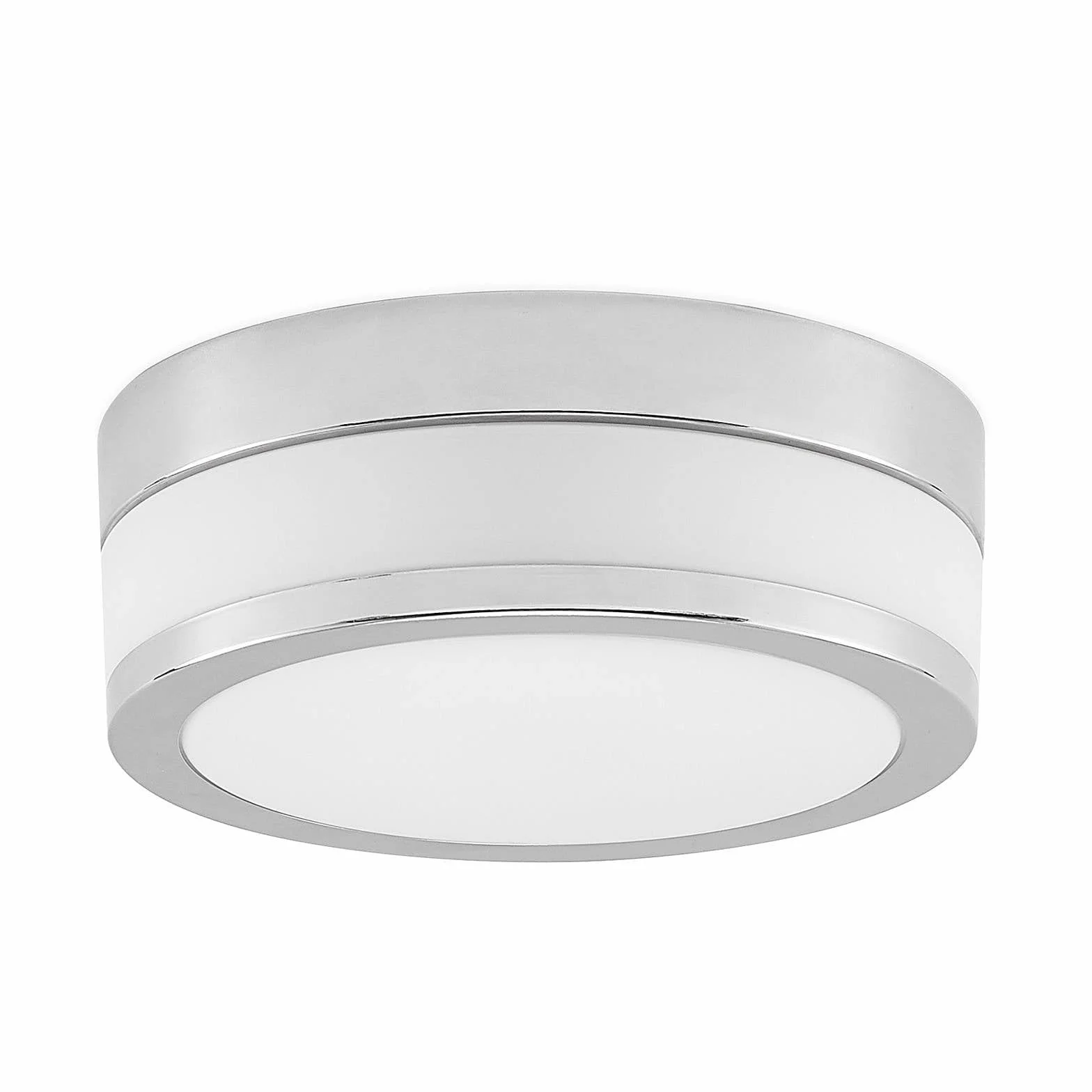 Lindby lampa sufitowa 2 -punktowa 'Flavi', styl nowoczesny, m. in. do łazienki, kolor chromowy, srebrny, szkło, żarówka E27