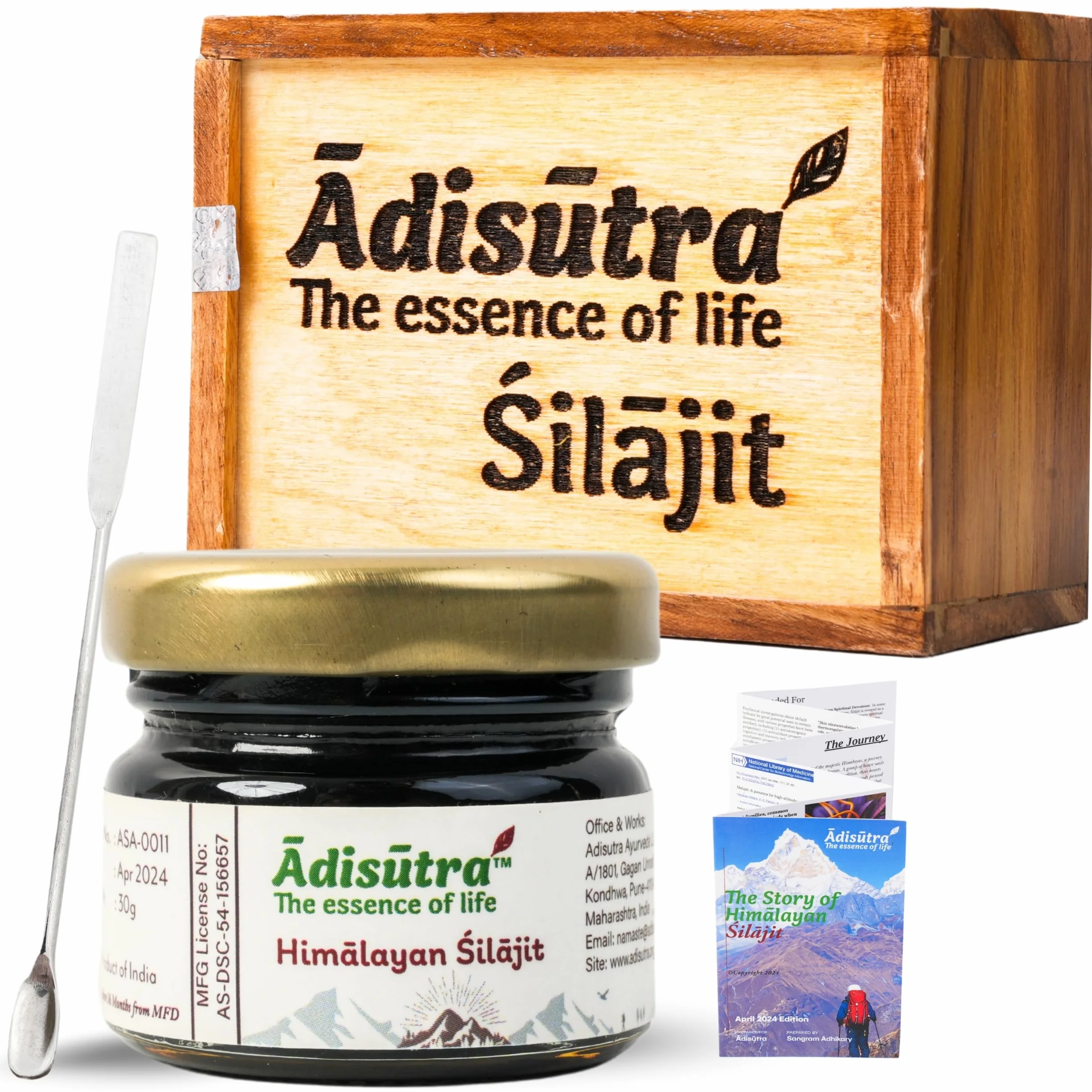 Żywica Shilajit 30 g 500 mg na porcję 60 porcji 76,7% kwasu fulwowego