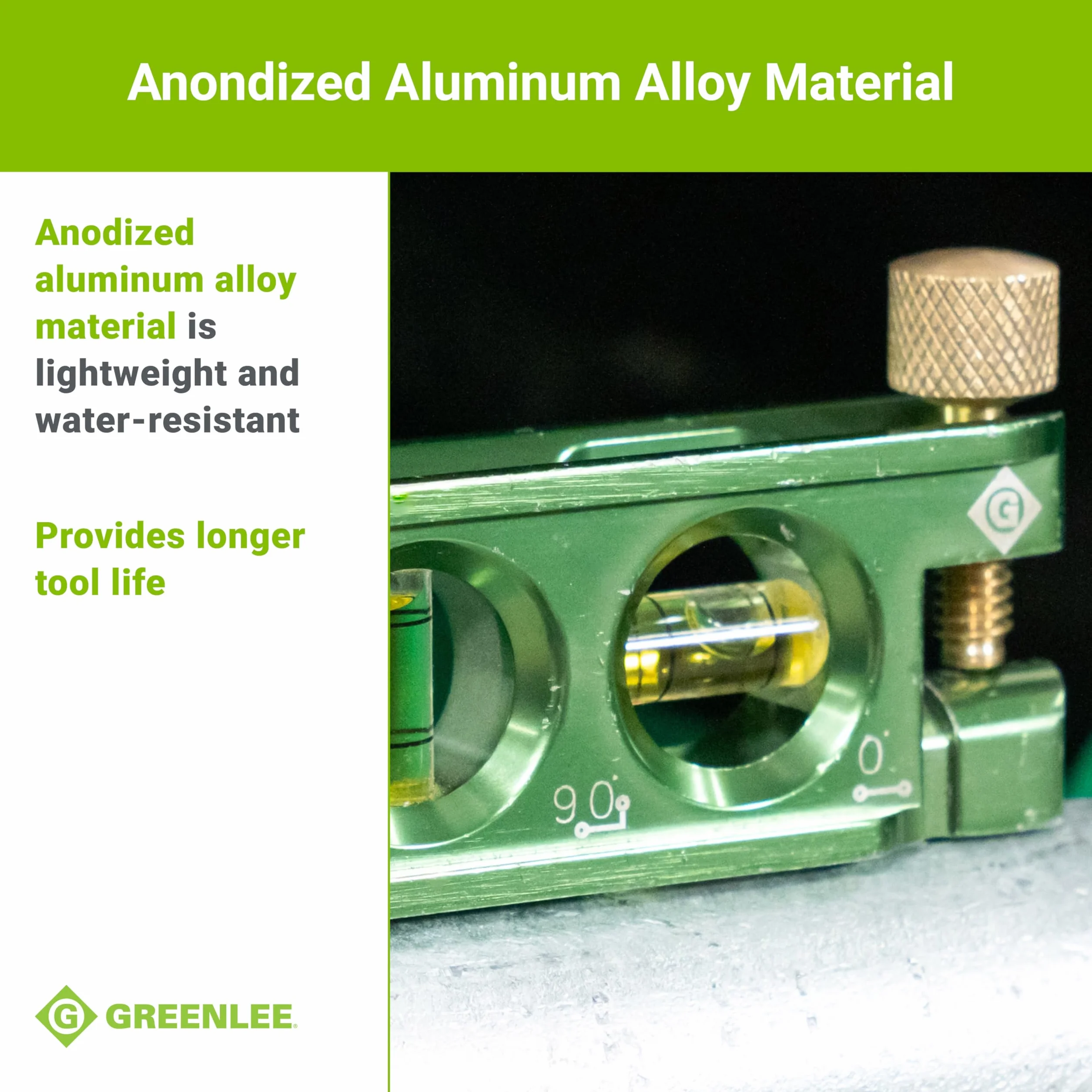 Greenlee L77 Mini magnetyczna poziomica bąbelkowa
