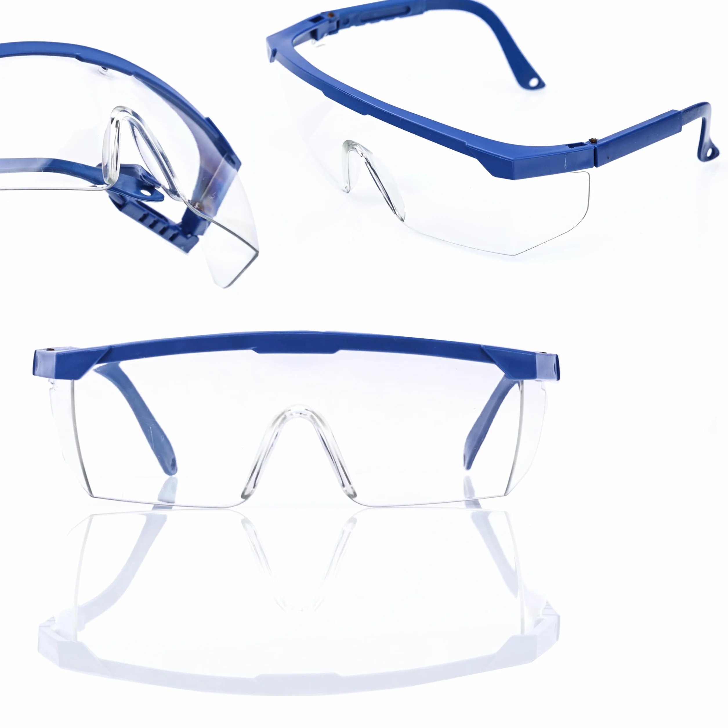 Premium okulary ochronne z soczewkami poliwęglanowymi | ochrona przed promieniowaniem UV, certyfikat EN-166 | idealne do warsztatów, placów budowy, prac ogrodowych | okulary ochronne