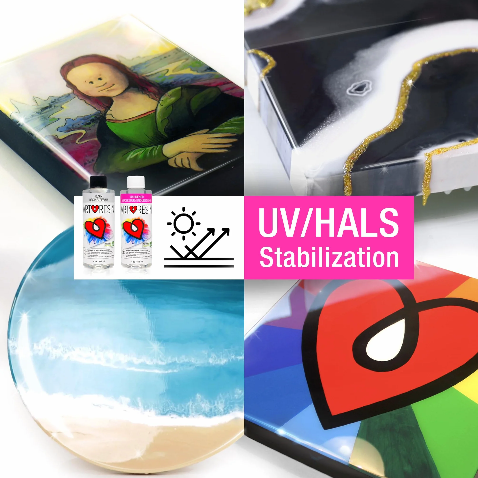 ArtResin - Żywica epoksydowa - nietoksyczna - przezroczysta - 236 ML